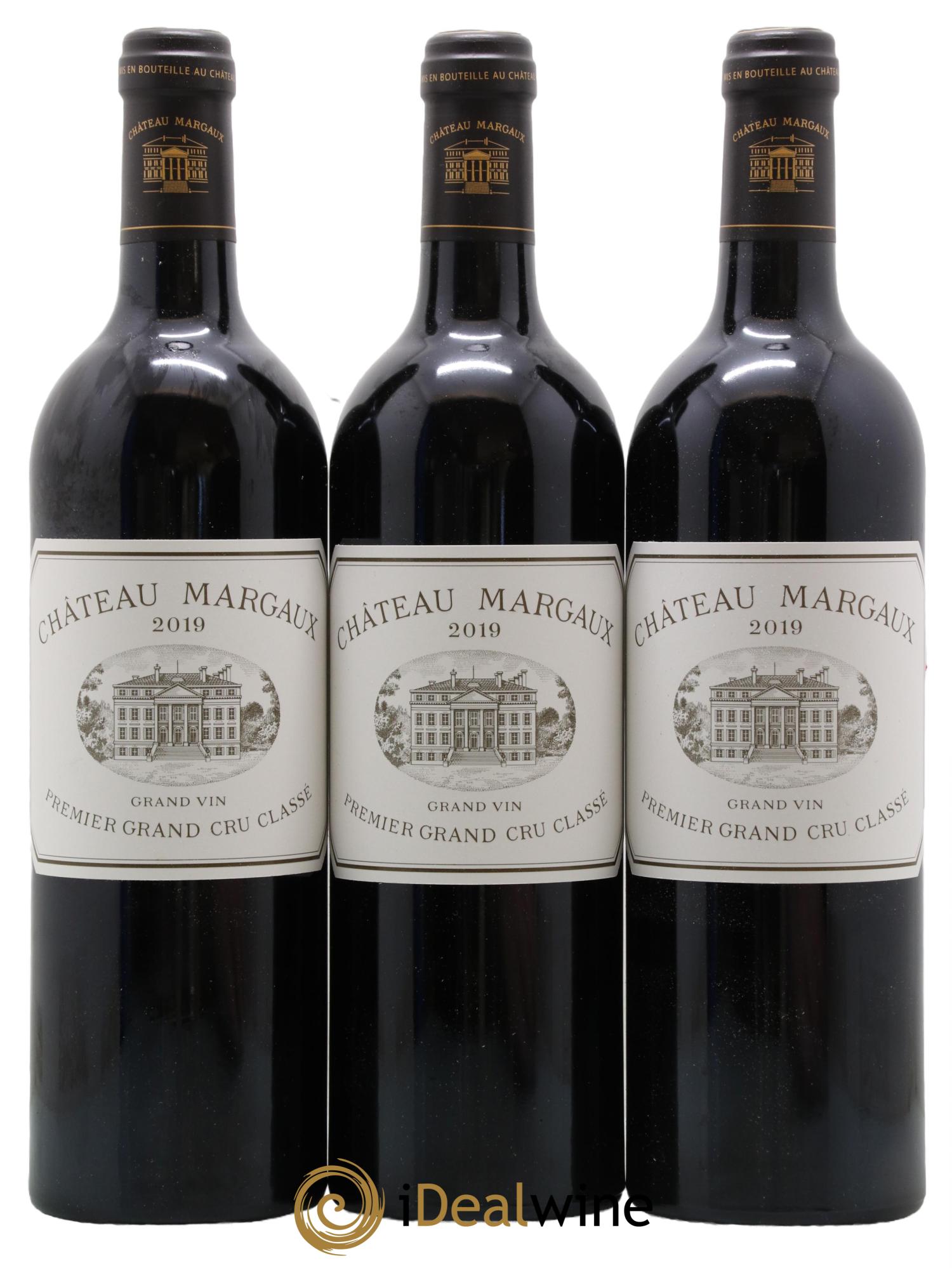 Bordeaux Coffret Trilogie Chateau Margaux 3 Margaux 2 Pavillon 1 Pavillon Blanc Margaux 2019 - Lot de 6 bouteilles - 1