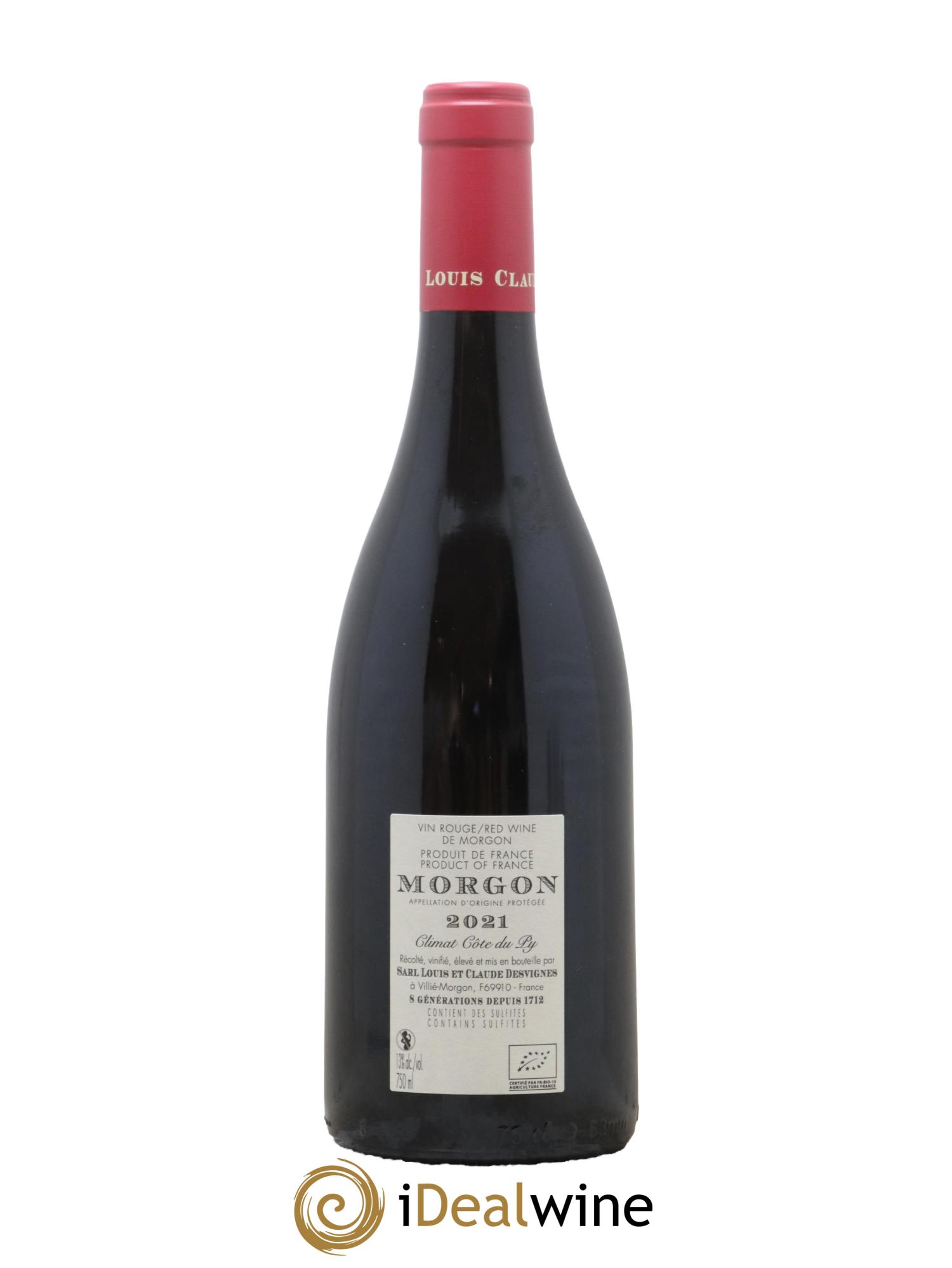 Morgon Côte du Py Louis-Claude Desvignes 2021 - Posten von 1 Flasche - 1