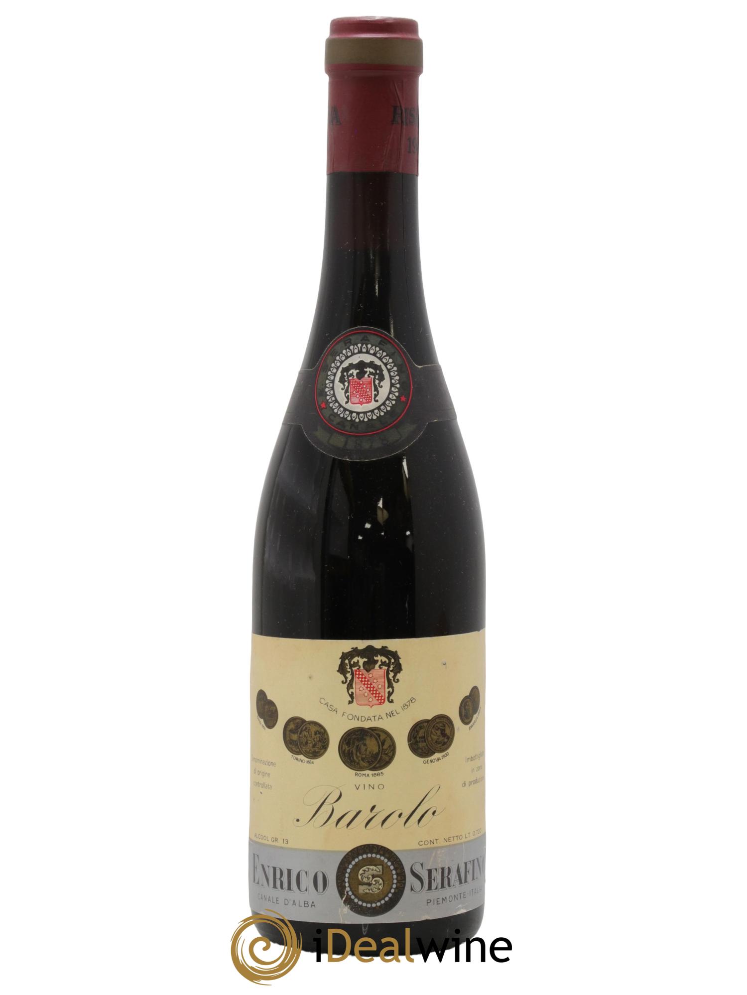 Barolo Riserva Serafino Enrico 1967 - Lot de 1 bouteille - 0