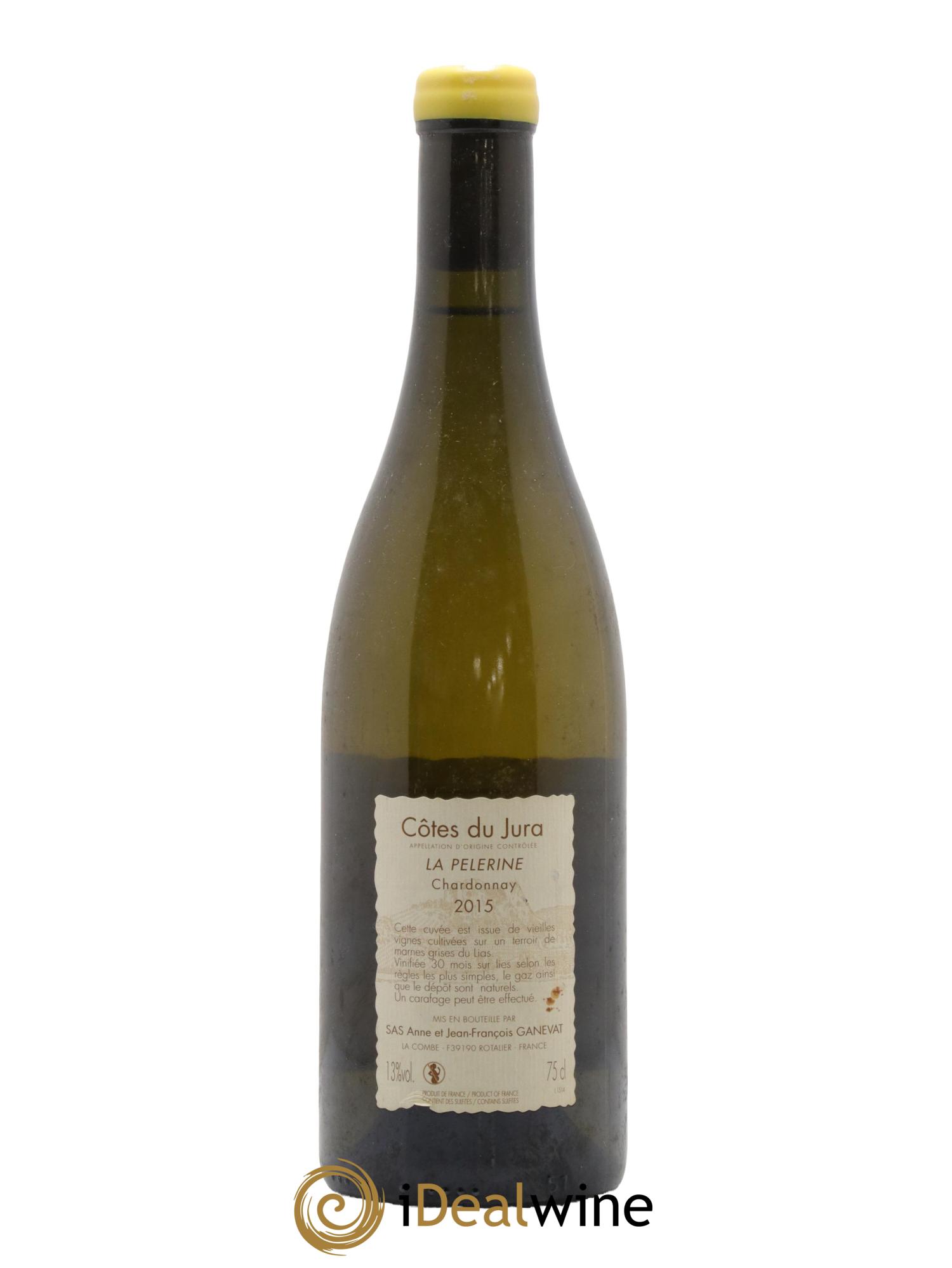 Côtes du Jura La Pélerine Anne et Jean François Ganevat 2015 - Lot de 1 bouteille - 1