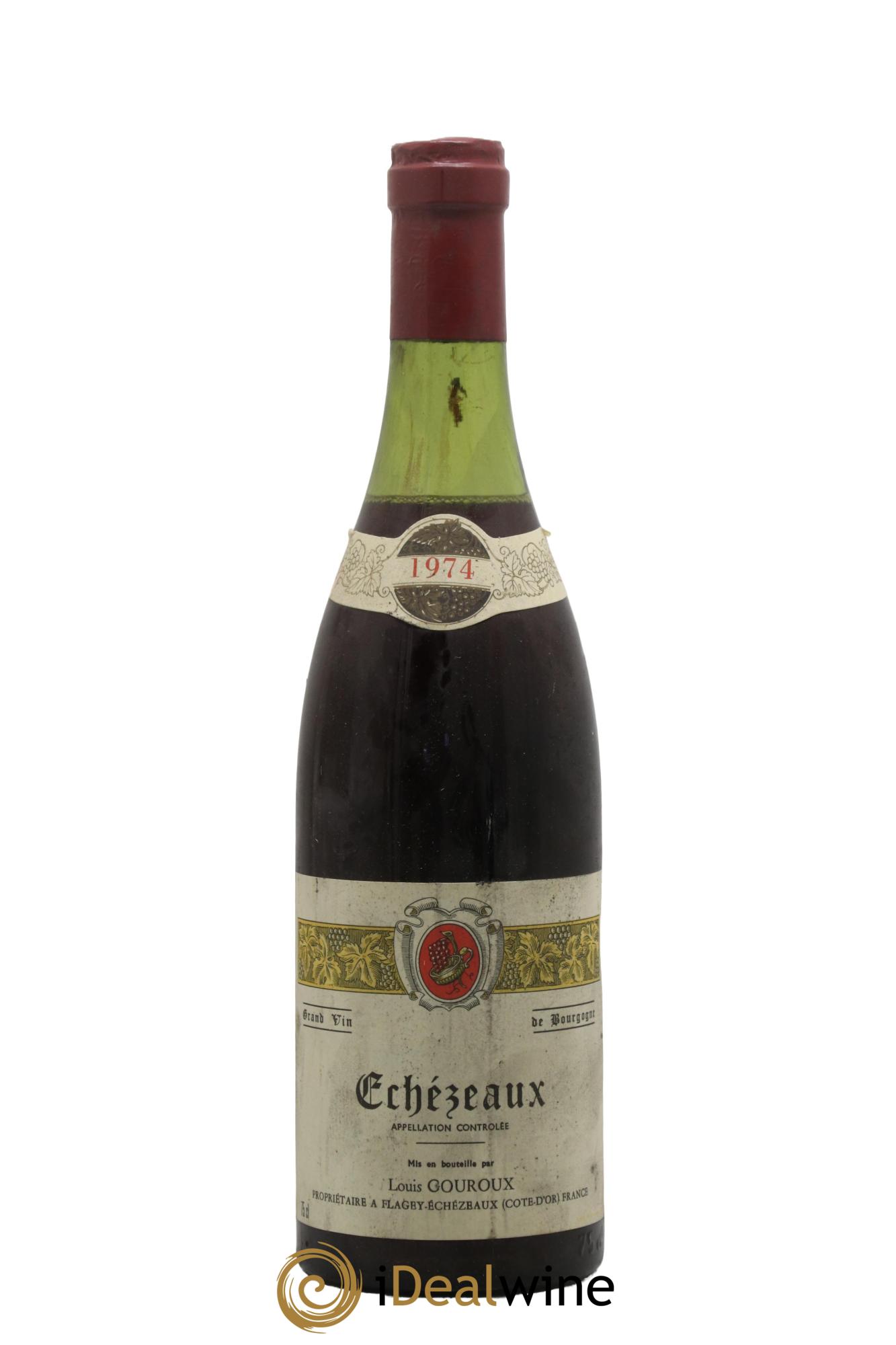 Echezeaux Grand Cru Louis Gouroux 1974 - Posten von 1 Flasche - 0
