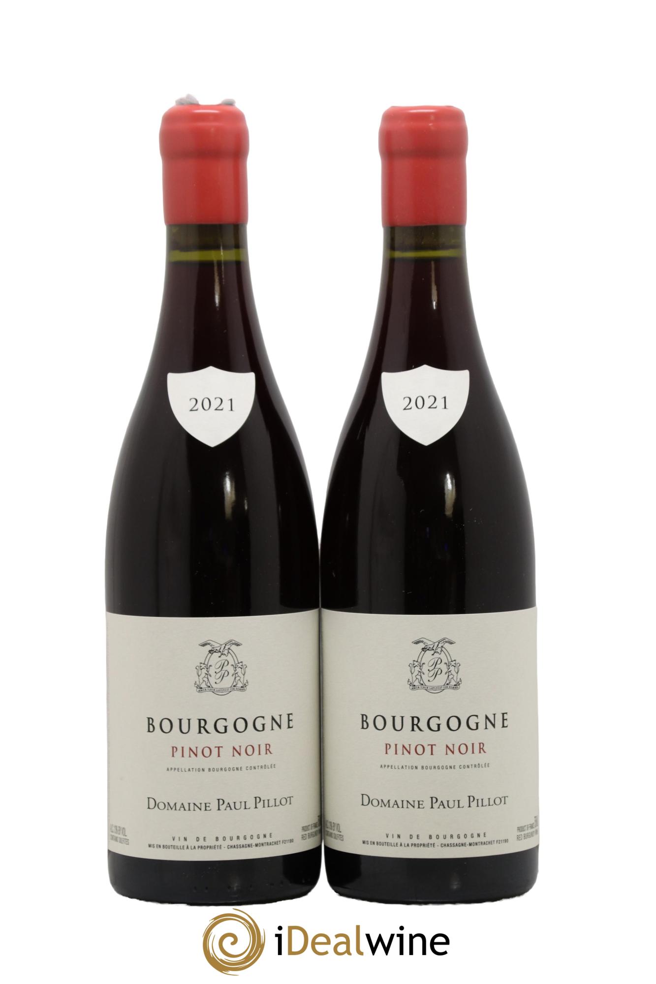 Bourgogne Pinot Noir Paul Pillot 2021 - Lotto di 2 bottiglie - 0