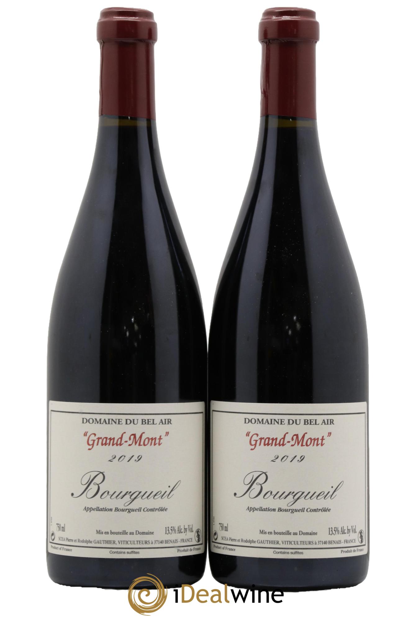 Bourgueil Grand Mont Domaine du Bel Air 2019 - Lot de 2 bouteilles - 0