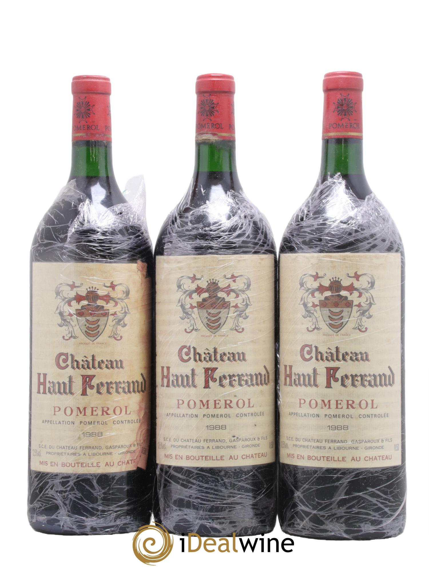 Château Haut Ferrand 1988 - Lotto di 3 magnum - 0