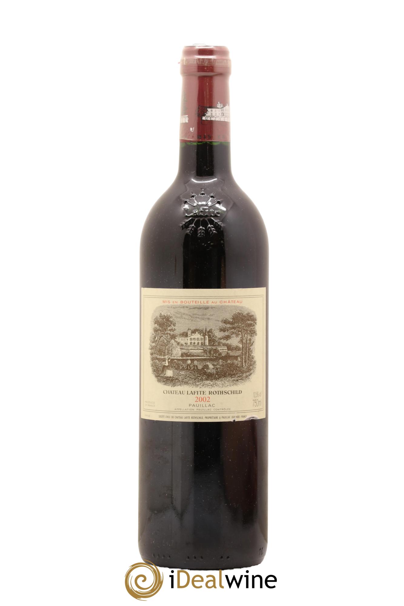 Château Lafite Rothschild 1er Grand Cru Classé 2002 - Lot de 1 bouteille - 0