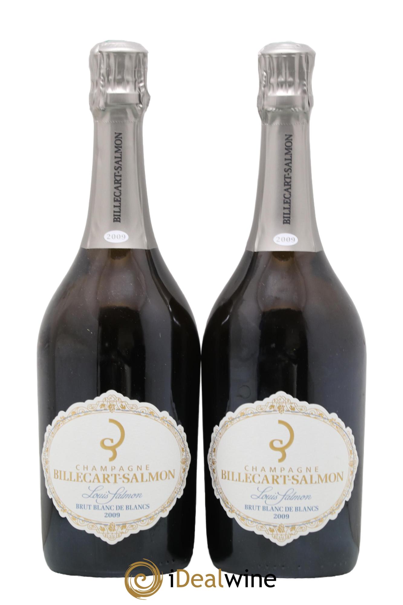 Louis Salmon Blanc de Blancs Brut Billecart-Salmon 2009 - Lot de 2 bouteilles - 0