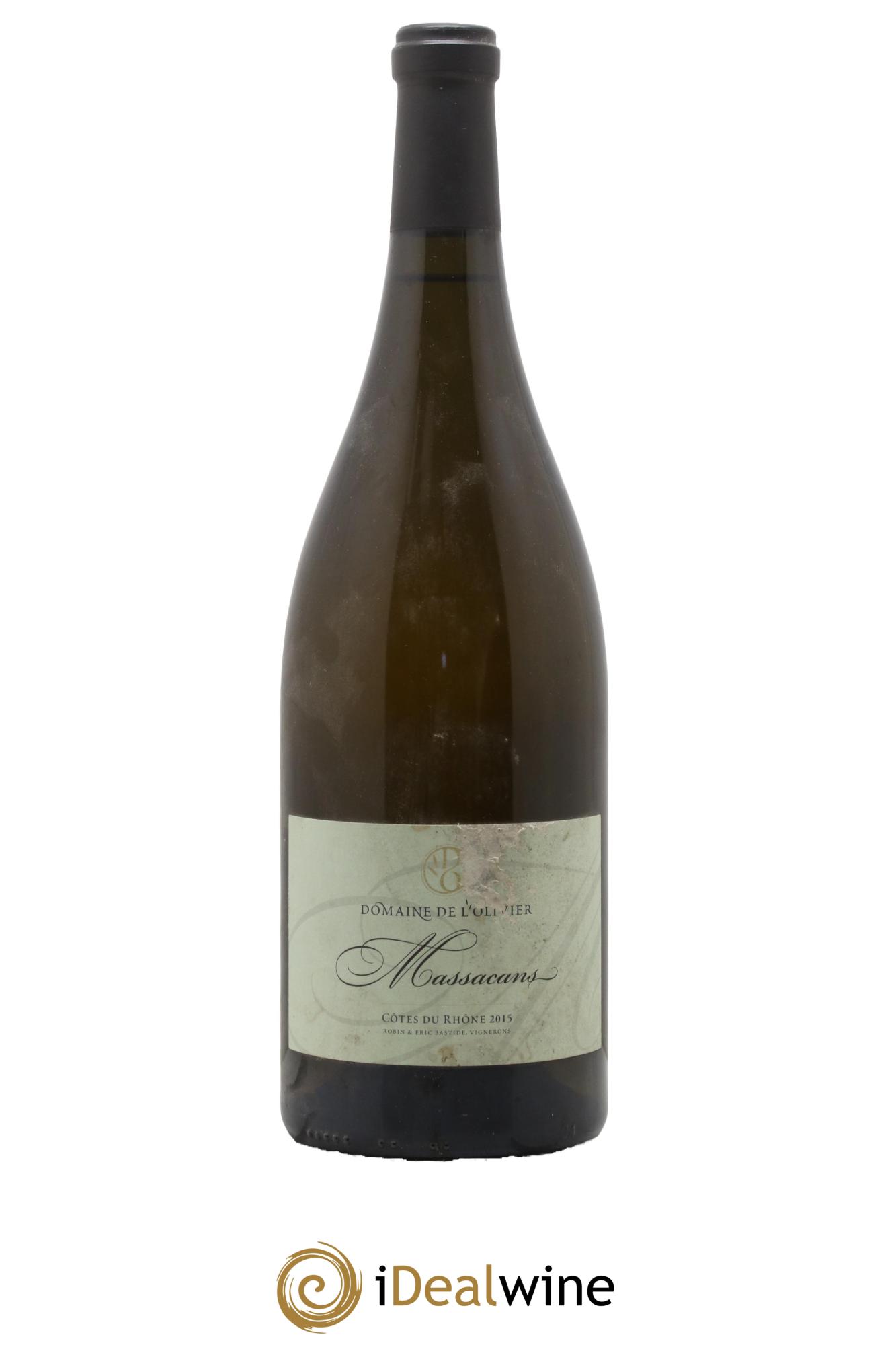 Côtes-du-Rhône Massacans Domaine De L'Olivier 2015 - Lot de 1 magnum - 0