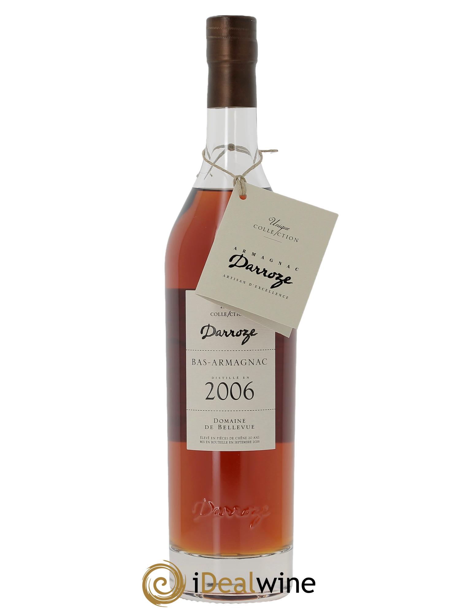 Bas-Armagnac Domaine de Bellevue (49,5°) Darroze  2006 - Lot of 1 bottle - 1