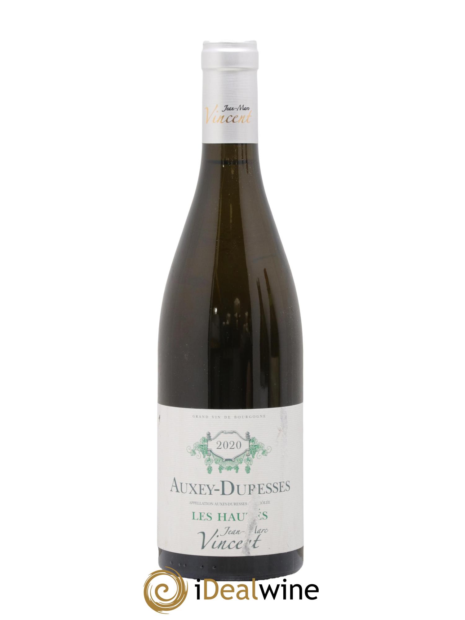 Auxey-Duresses Les Hautés Jean-Marc Vincent (Domaine) 2020 - Lot de 1 bouteille - 0