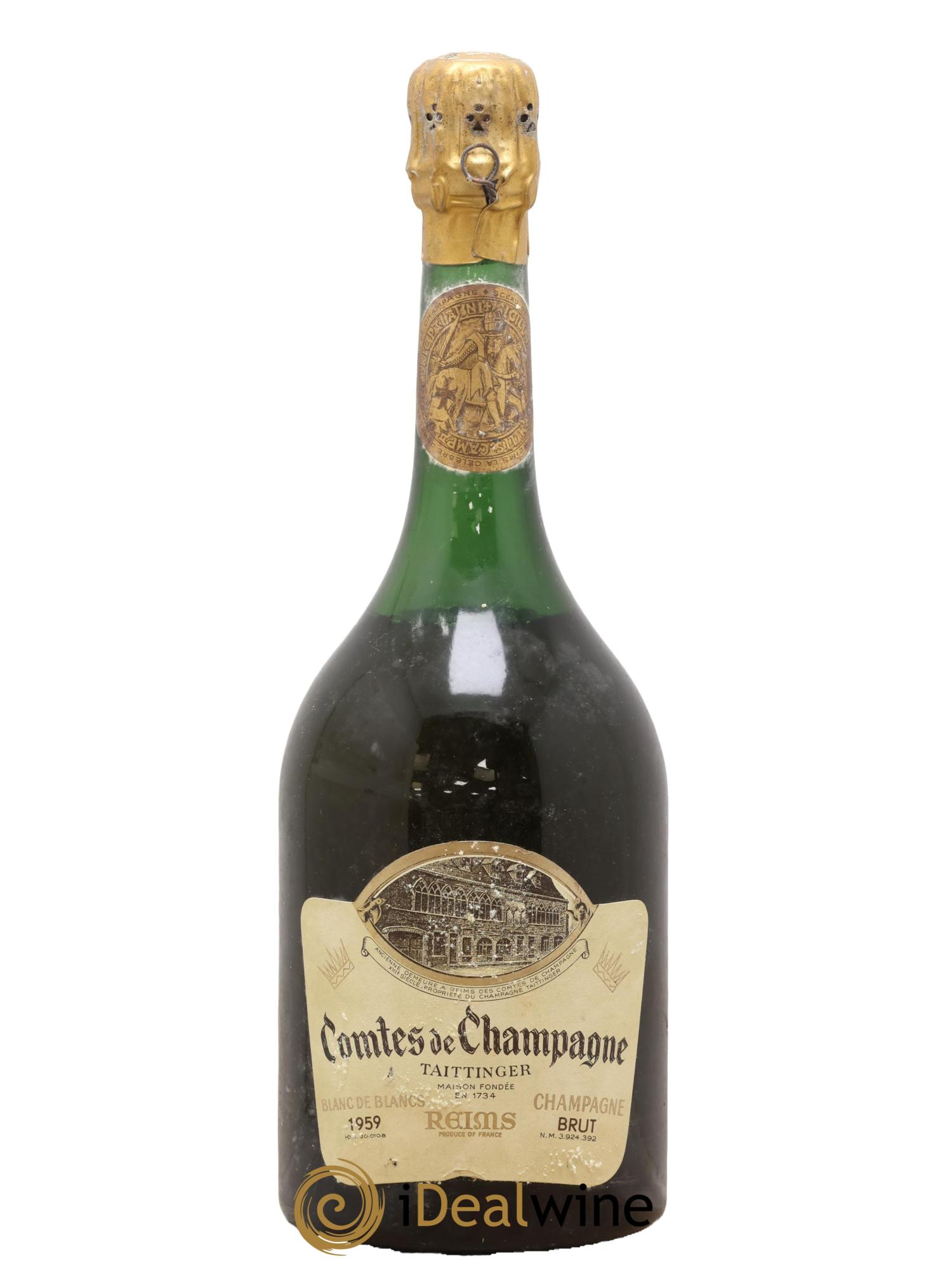 Comtes de Champagne Taittinger 1959 - Lot de 1 bouteille - 0