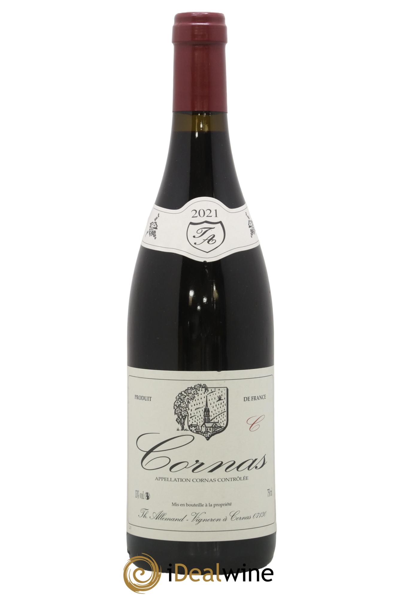 Cornas Chaillot Thierry Allemand 2021 - Lot de 1 bouteille - 0