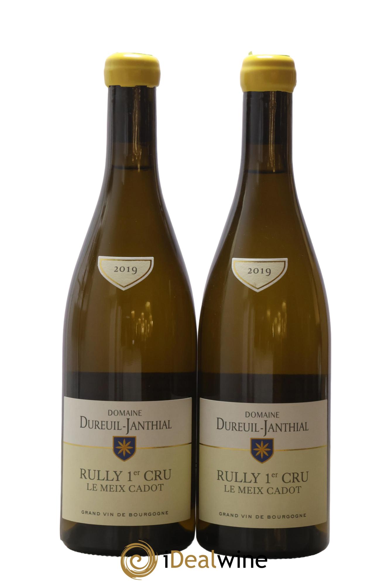 Rully 1er Cru Le Meix Cadot Vincent Dureuil-Janthial 2019 - Lot de 2 bouteilles - 0