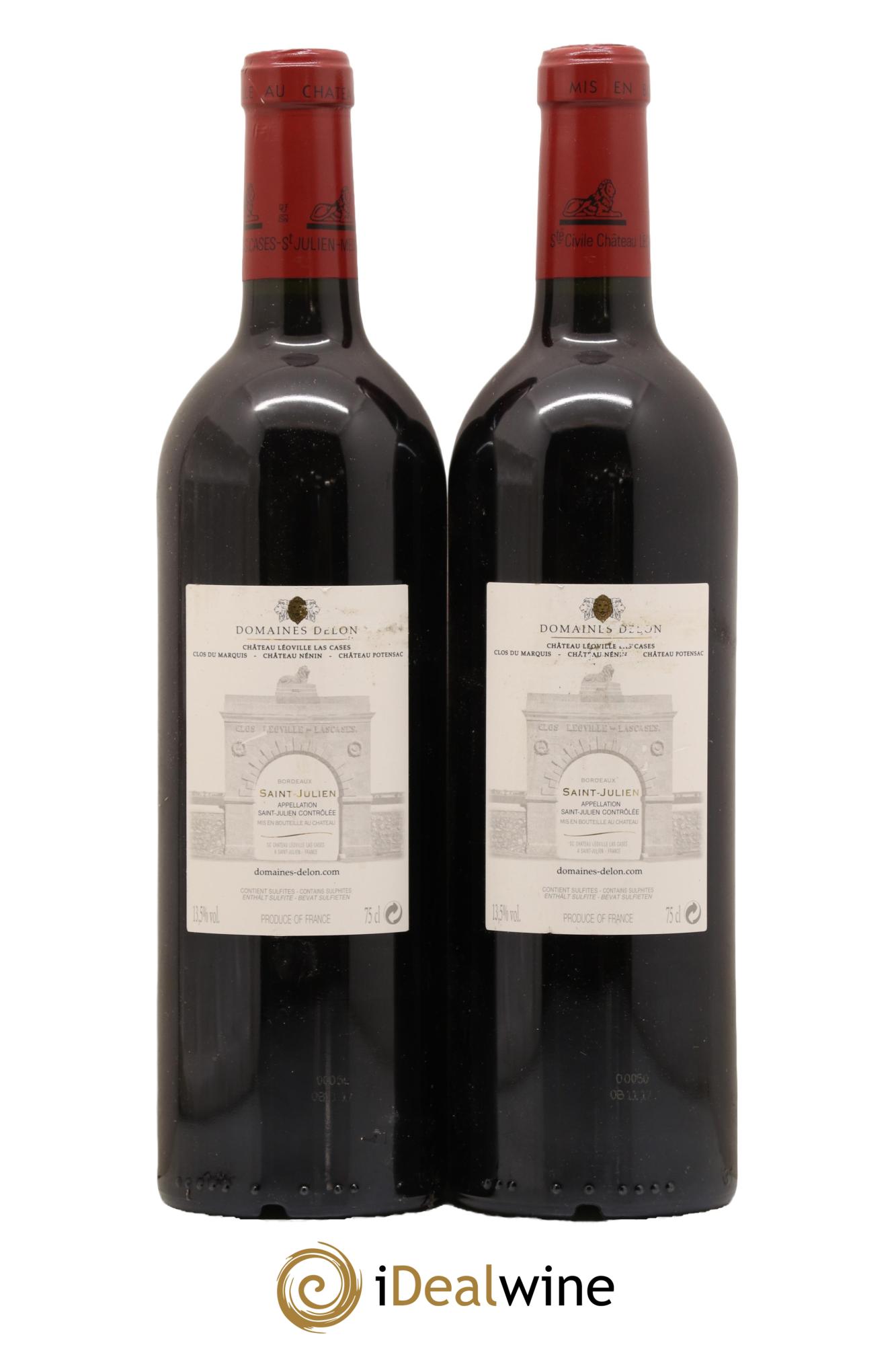 Château Léoville Las Cases 2ème Grand Cru Classé 2015 - Lot de 2 bouteilles - 1