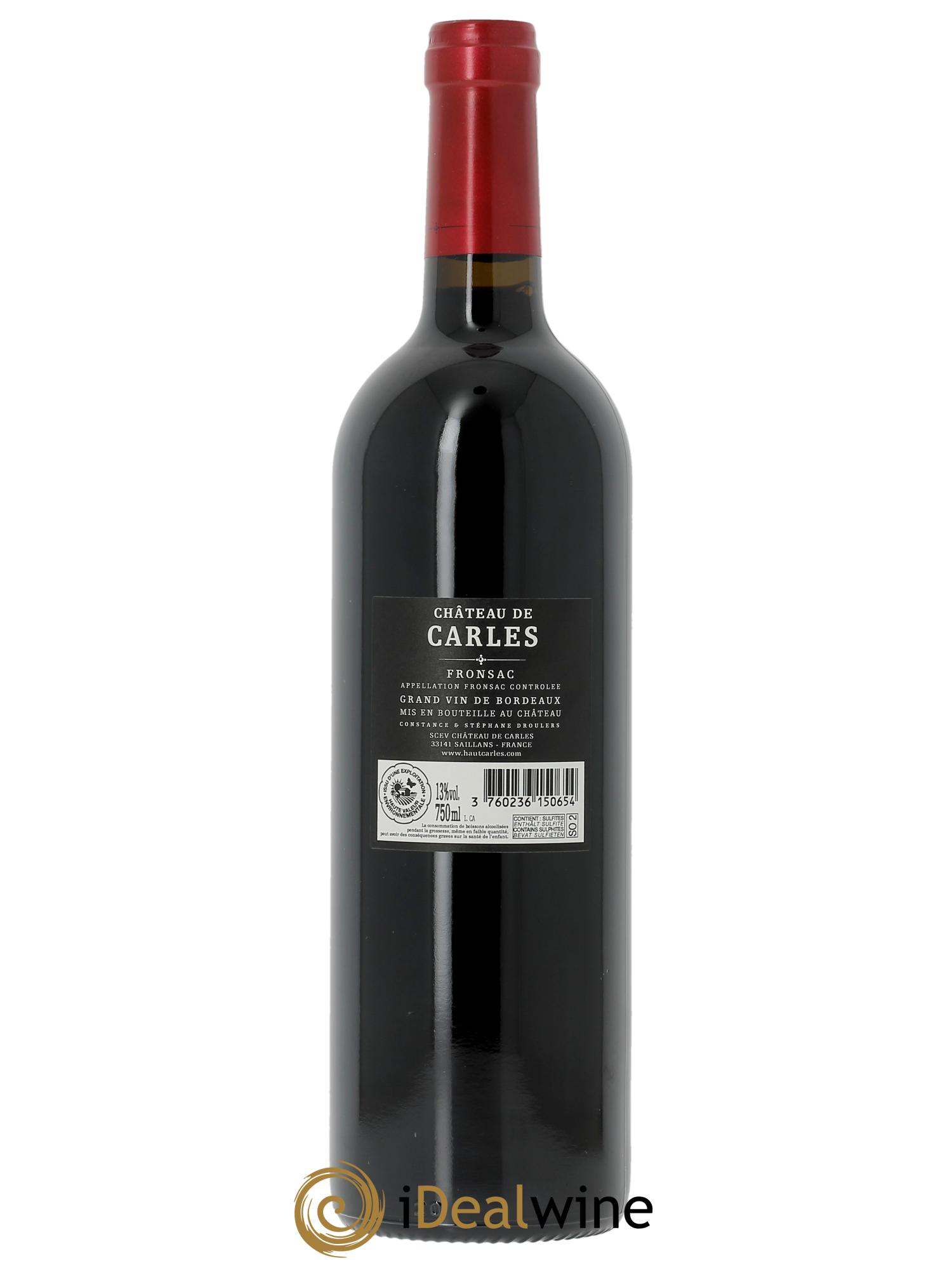 Château de Carles (Original-holzkiste ab  Fl.) 2023 - Posten von 1 Flasche - 1