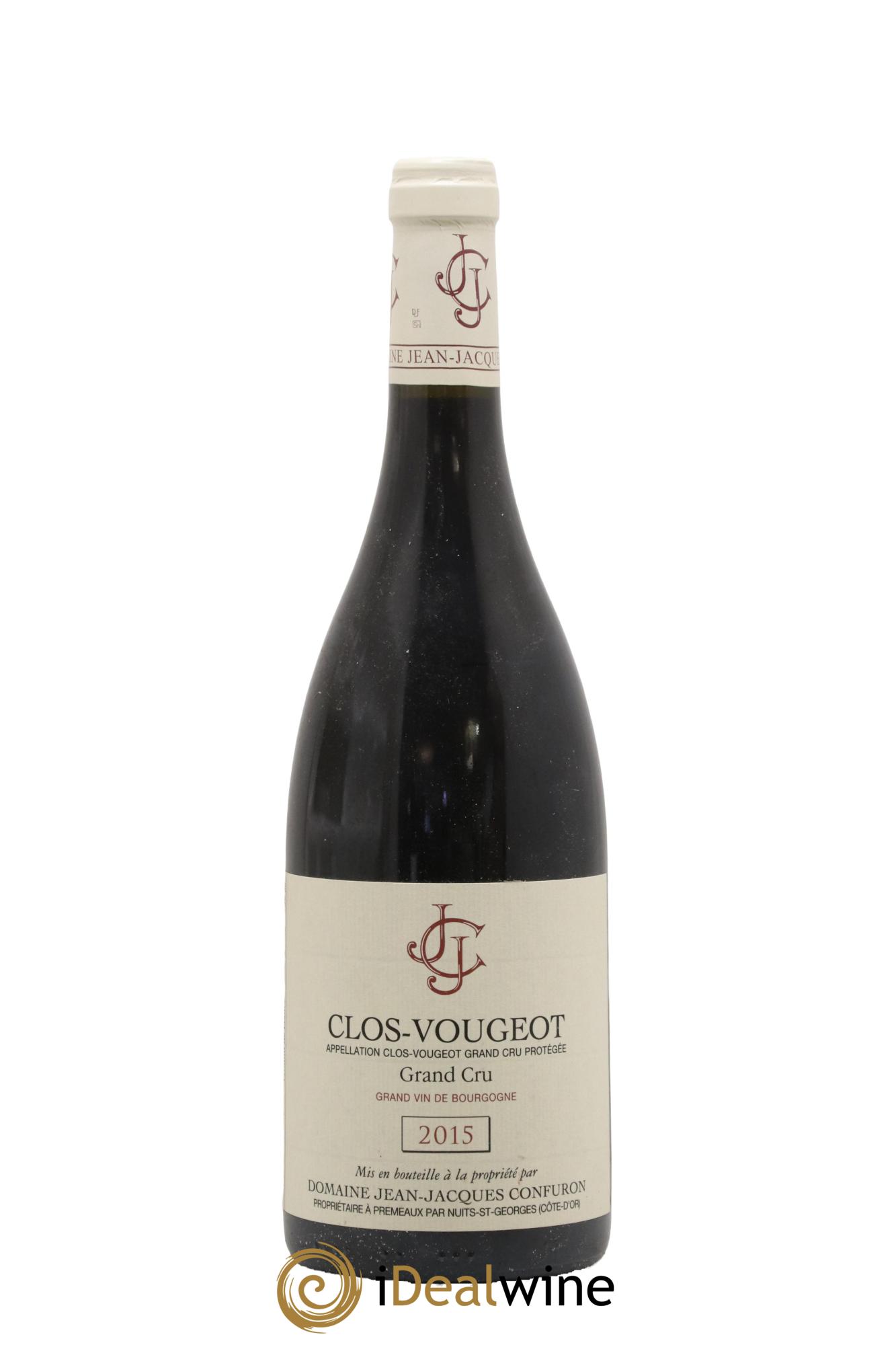Clos de Vougeot Grand Cru Jean-Jacques Confuron 2015 - Lot of 1 bottle - 0