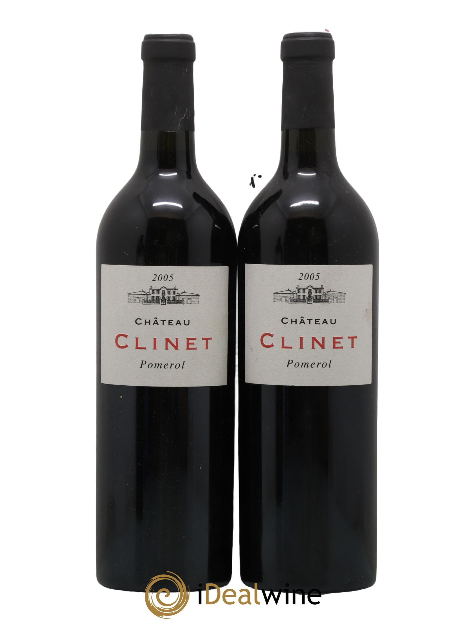 Château Clinet 2005 - Lot de 2 bouteilles - 0
