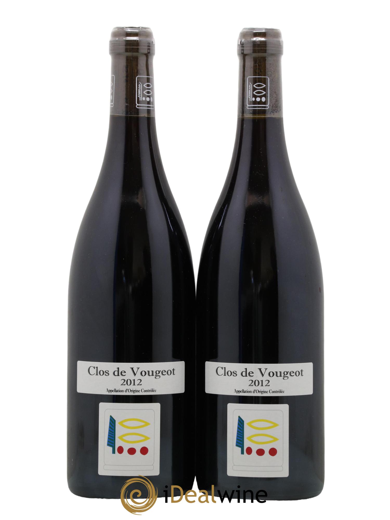 Clos de Vougeot Grand Cru Prieuré Roch 2012 - Posten von 2 Flaschen - 0