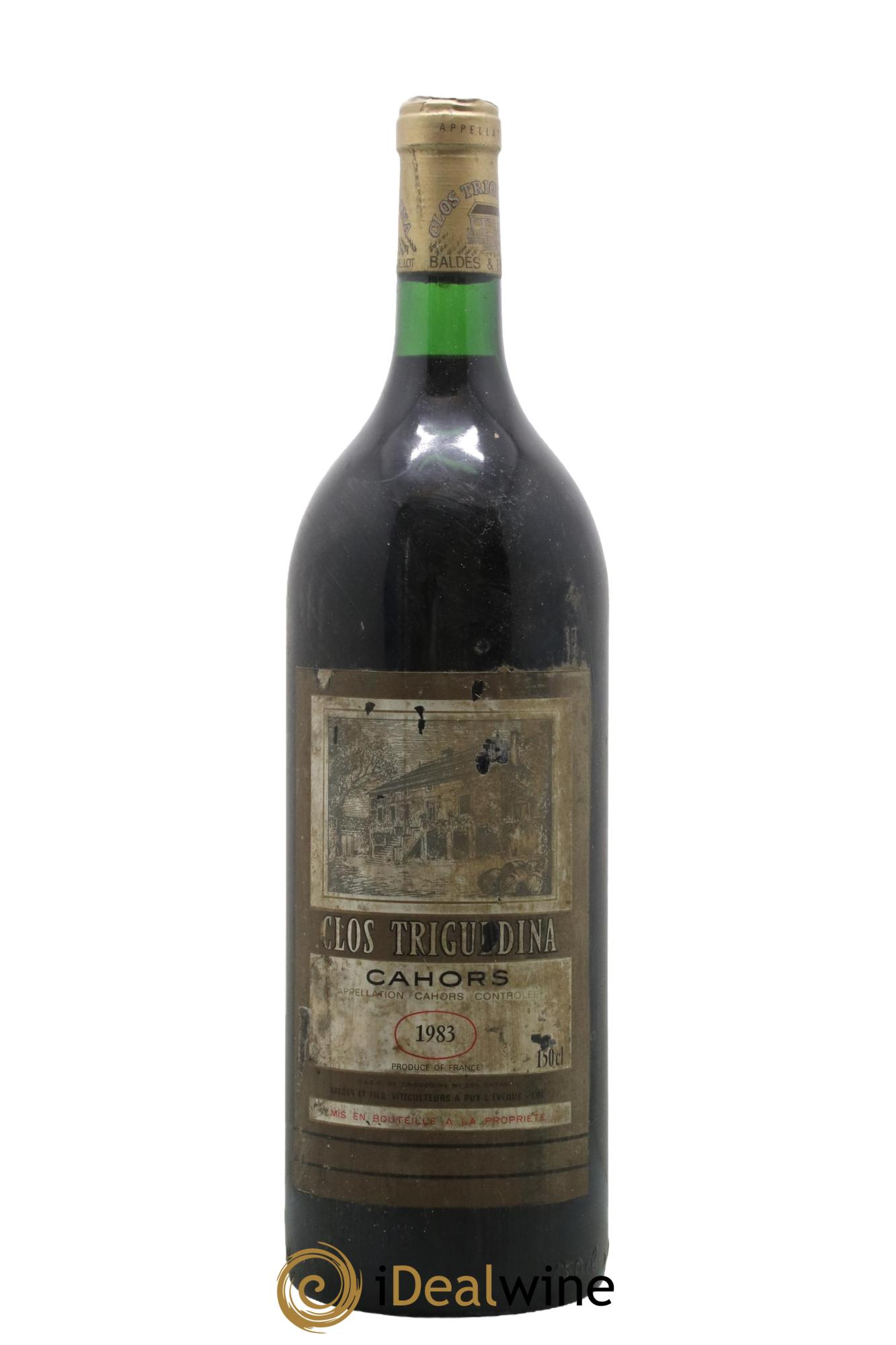 Cahors Clos Triguedina Jean-Luc Baldès 1983 - Lot de 1 magnum - 0