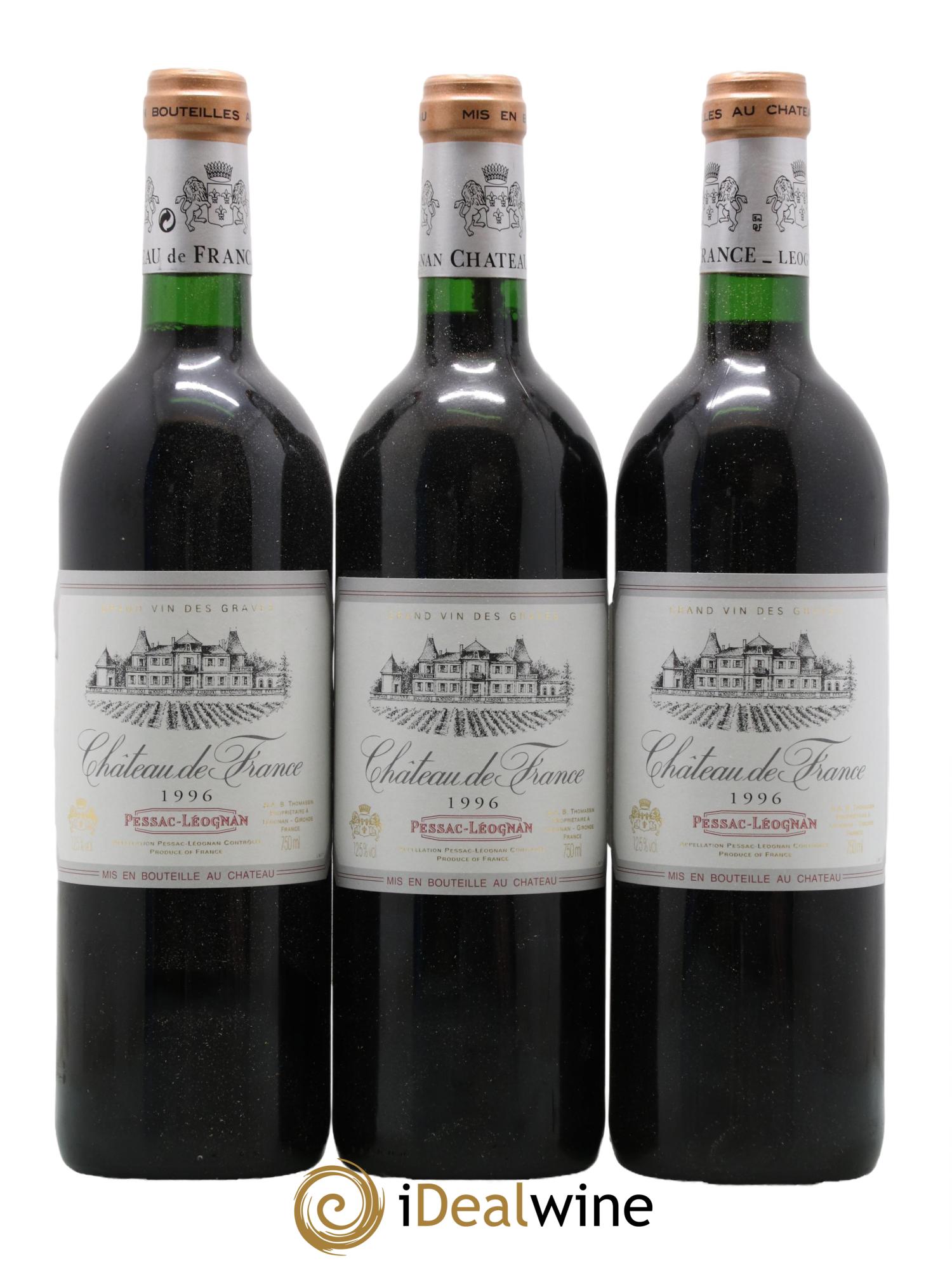 Château de France 1996 - Lot de 12 bouteilles - 2
