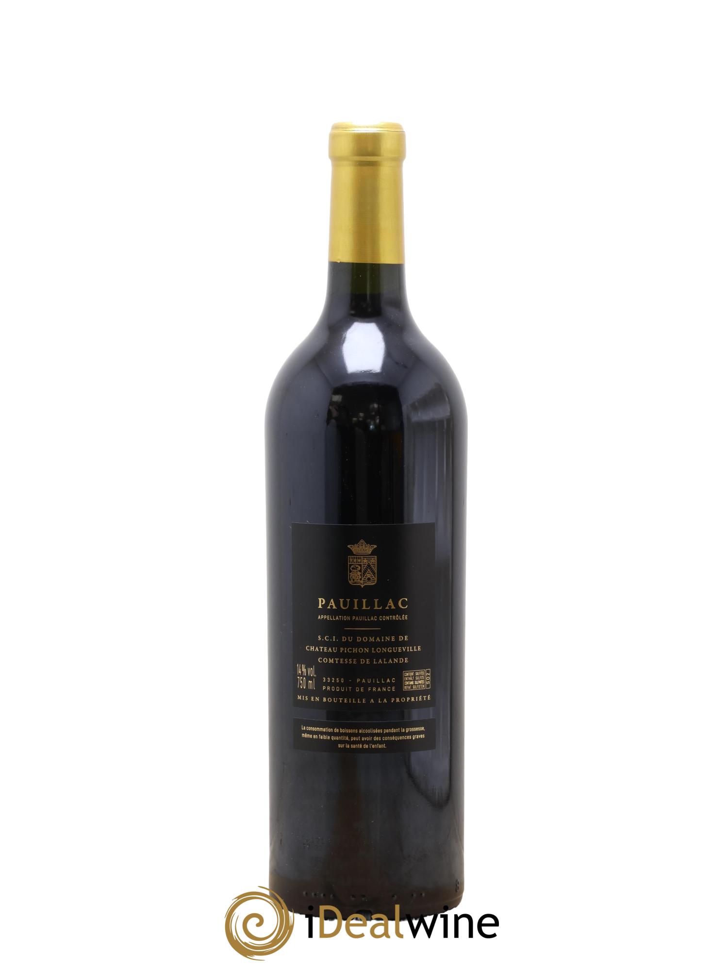 Château Pichon Longueville Comtesse de Lalande 2ème Grand Cru Classé 2020 - Lot de 1 bouteille - 1