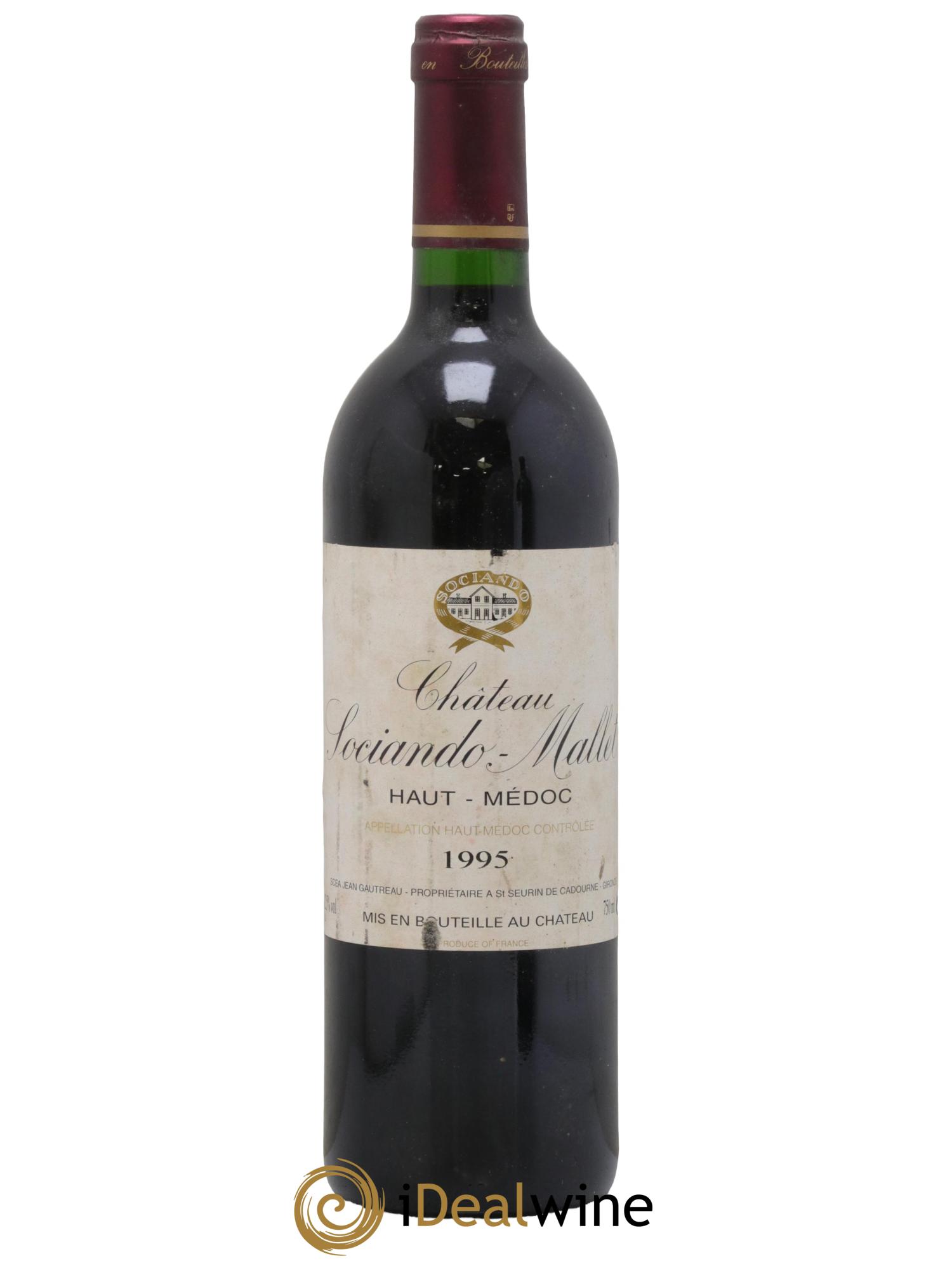 Château Sociando Mallet 1995 - Posten von 1 Flasche - 0