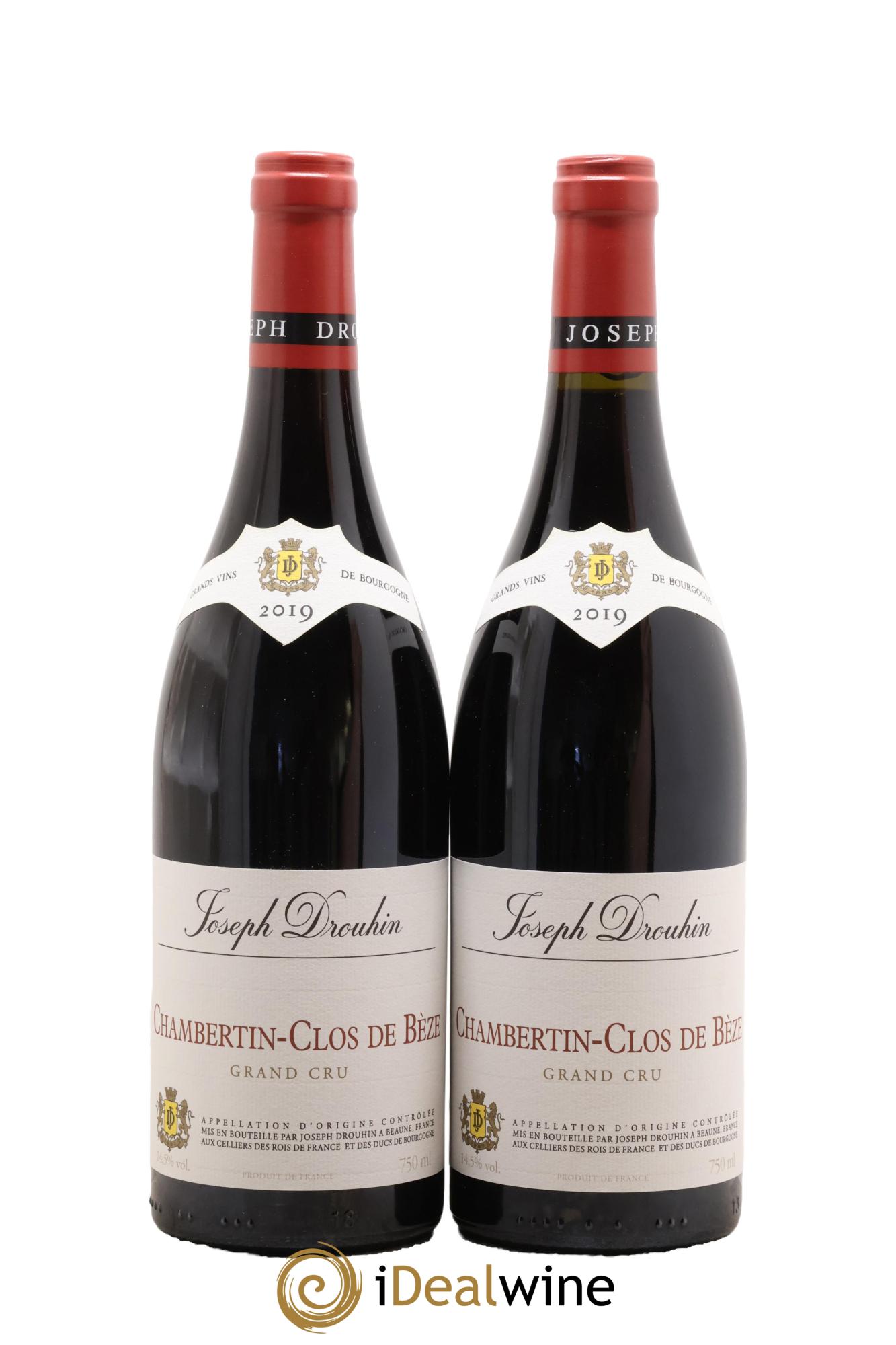 Chambertin Clos de Bèze Grand Cru Joseph Drouhin 2019 - Lot of 2 bottles - 0
