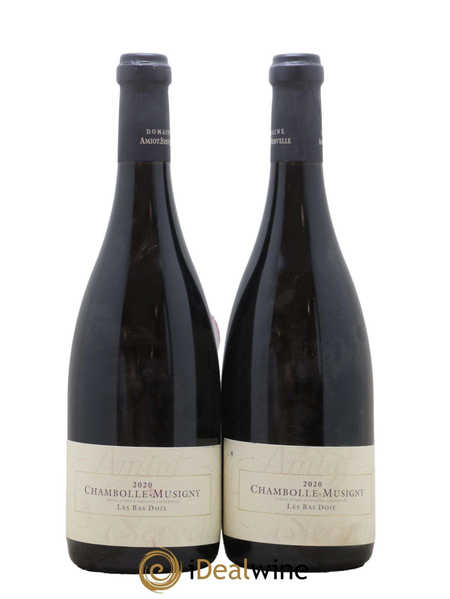 Chambolle-Musigny Les Bas Doix Amiot Servelle 2020 - Lot de 2 bouteilles - 0