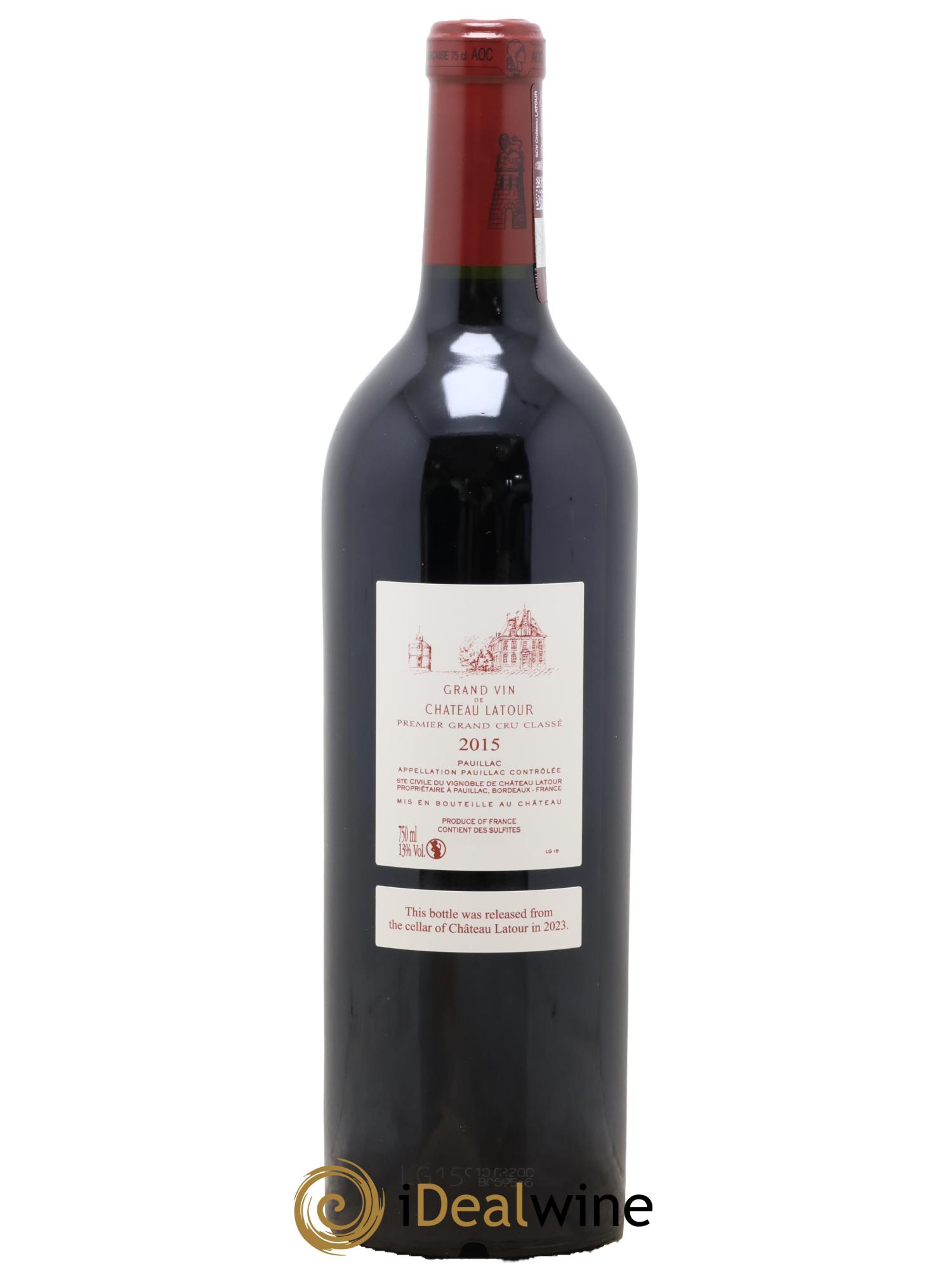 Château Latour 1er Grand Cru Classé 2015 - Lotto di 1 bottiglia - 1