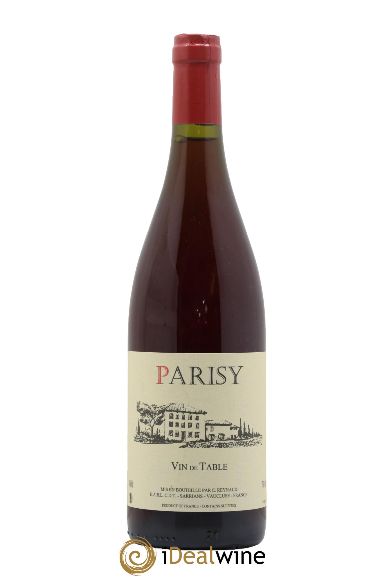 Vin de Table Parisy Emmanuel Reynaud - Posten von 1 Flasche - 0