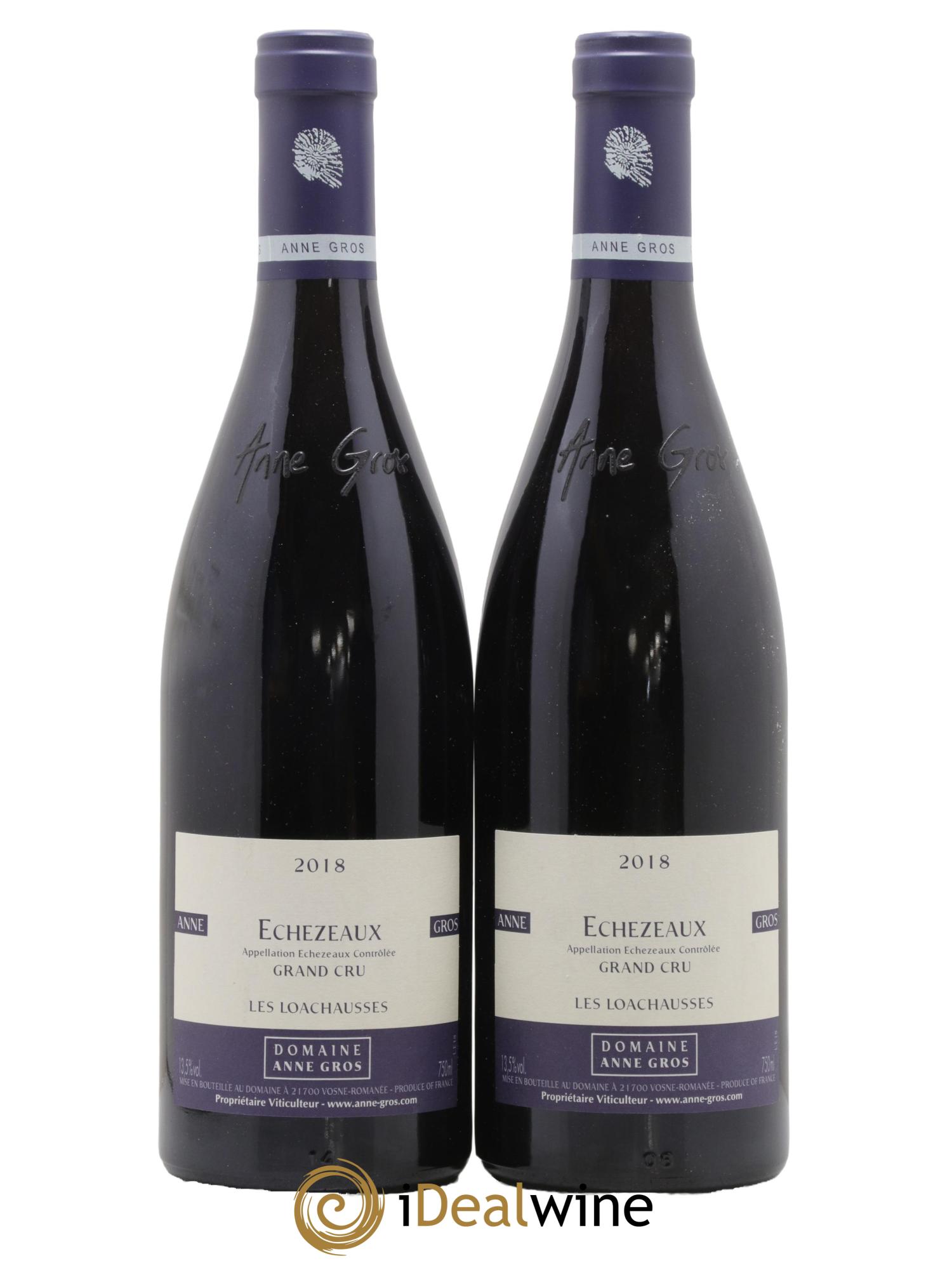 Echezeaux Grand Cru Les Loachausses Anne Gros 2018 - Lot de 2 bouteilles - 0