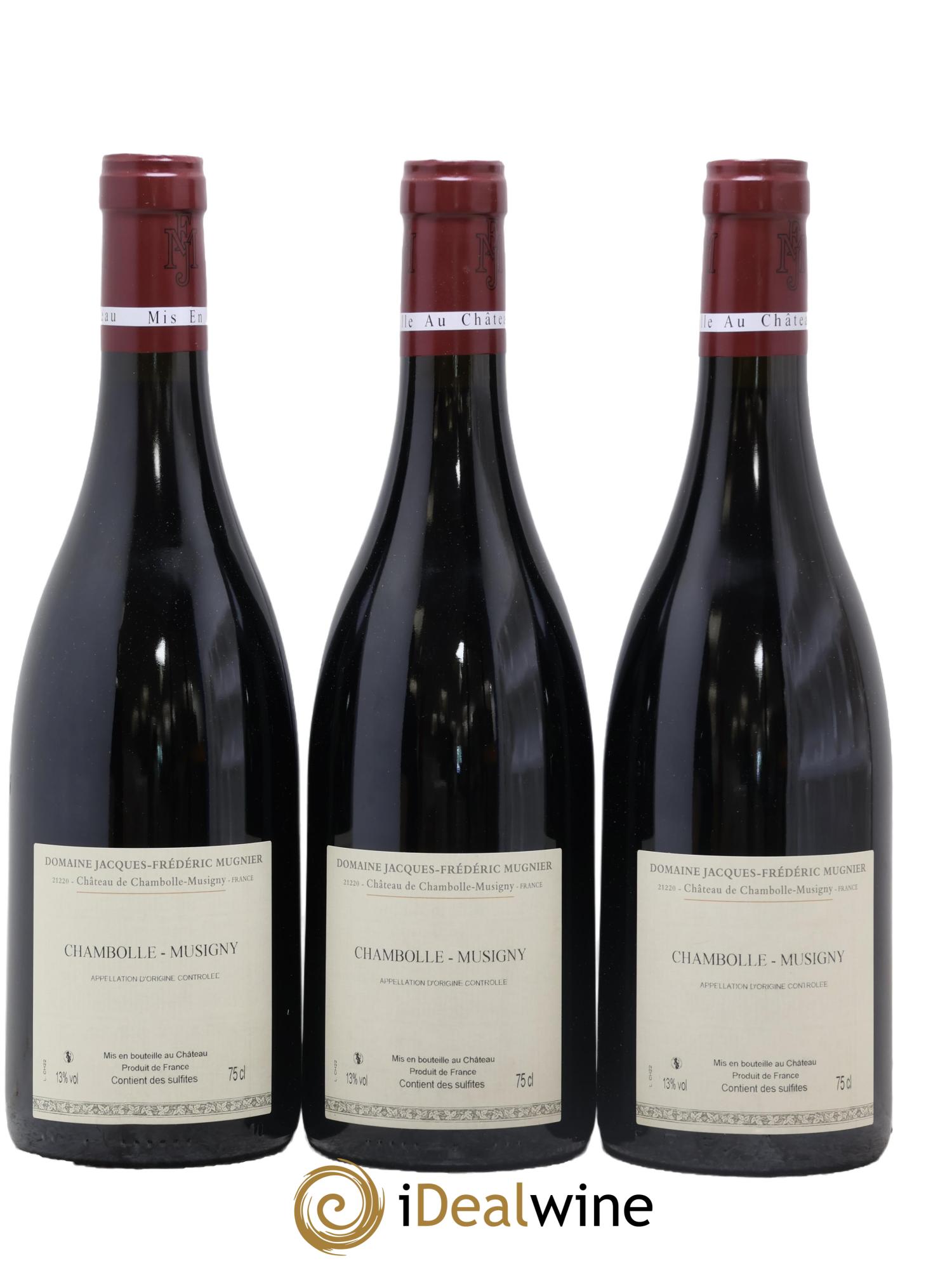 Chambolle-Musigny Jacques-Frédéric Mugnier 2022 - Lot de 3 bouteilles - 1