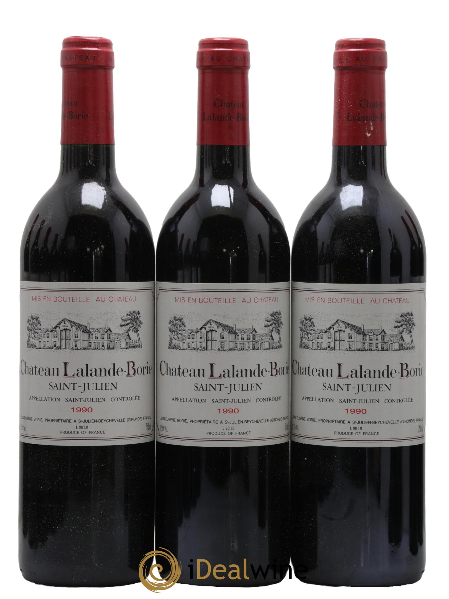 Château Lalande Borie 1990 - Lot de 12 bouteilles - 4