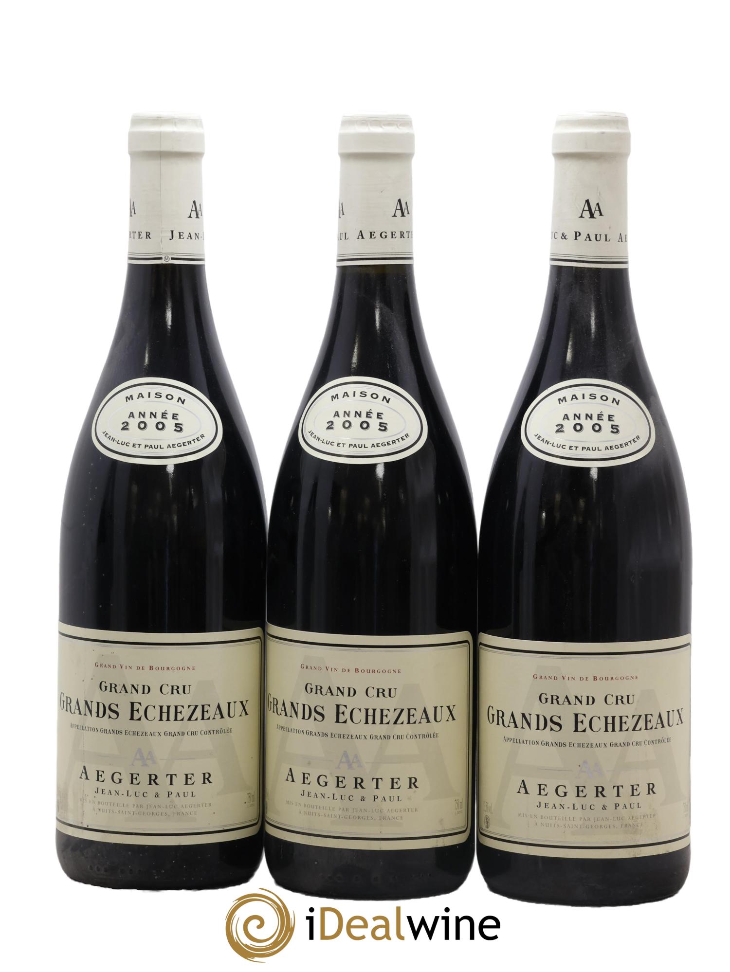 Grands-Echezeaux Grand Cru Aegerter 2005 - Lot de 3 bouteilles - 0