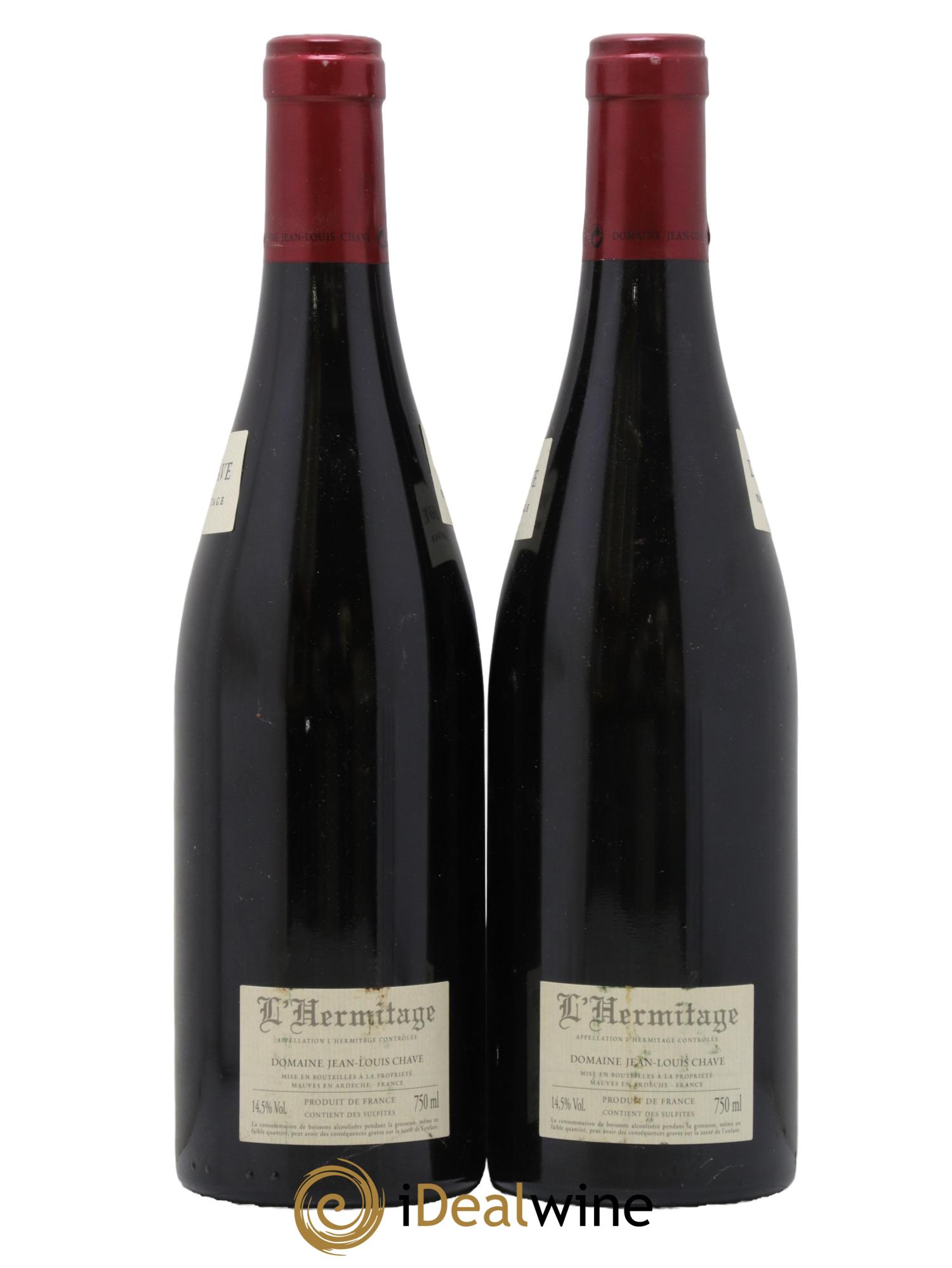 Hermitage Jean-Louis Chave 2010 - Lot of 2 bottles - 1