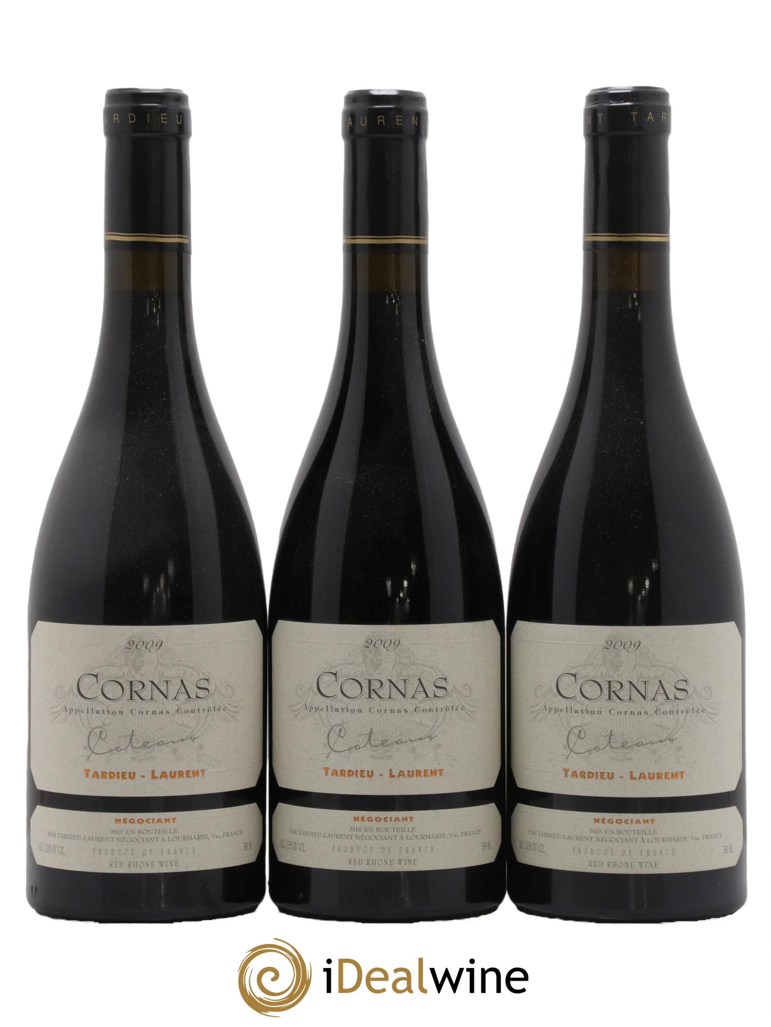 Cornas Coteaux Maison Tardieu-Laurent 2009 - Posten von 3 Flaschen - 0