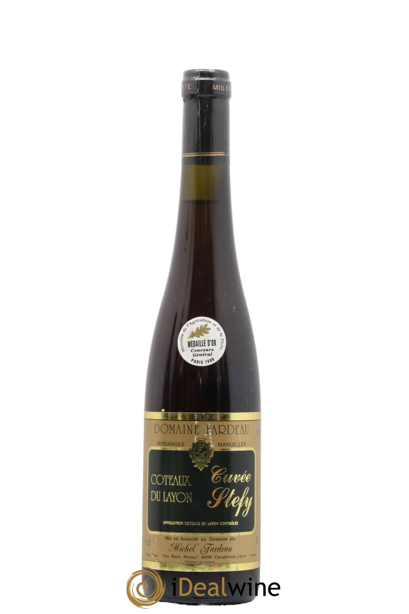 Coteaux du Layon Cuvée Stefy Fardeau 1997 - Lot de 1 format 50cl - 0