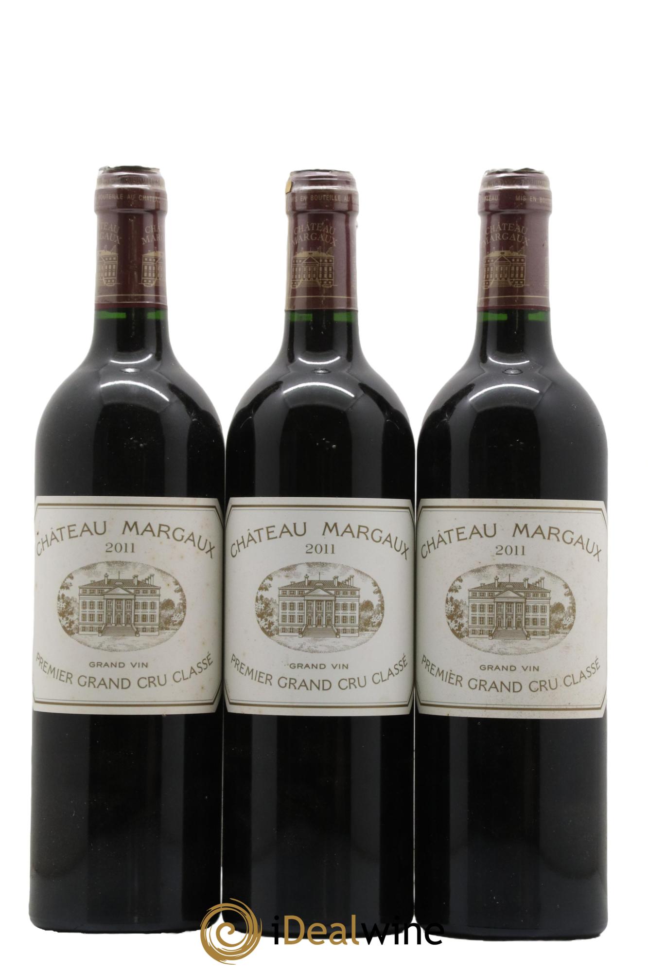 Château Margaux 1er Grand Cru Classé 2011 - Lot de 12 bouteilles - 1