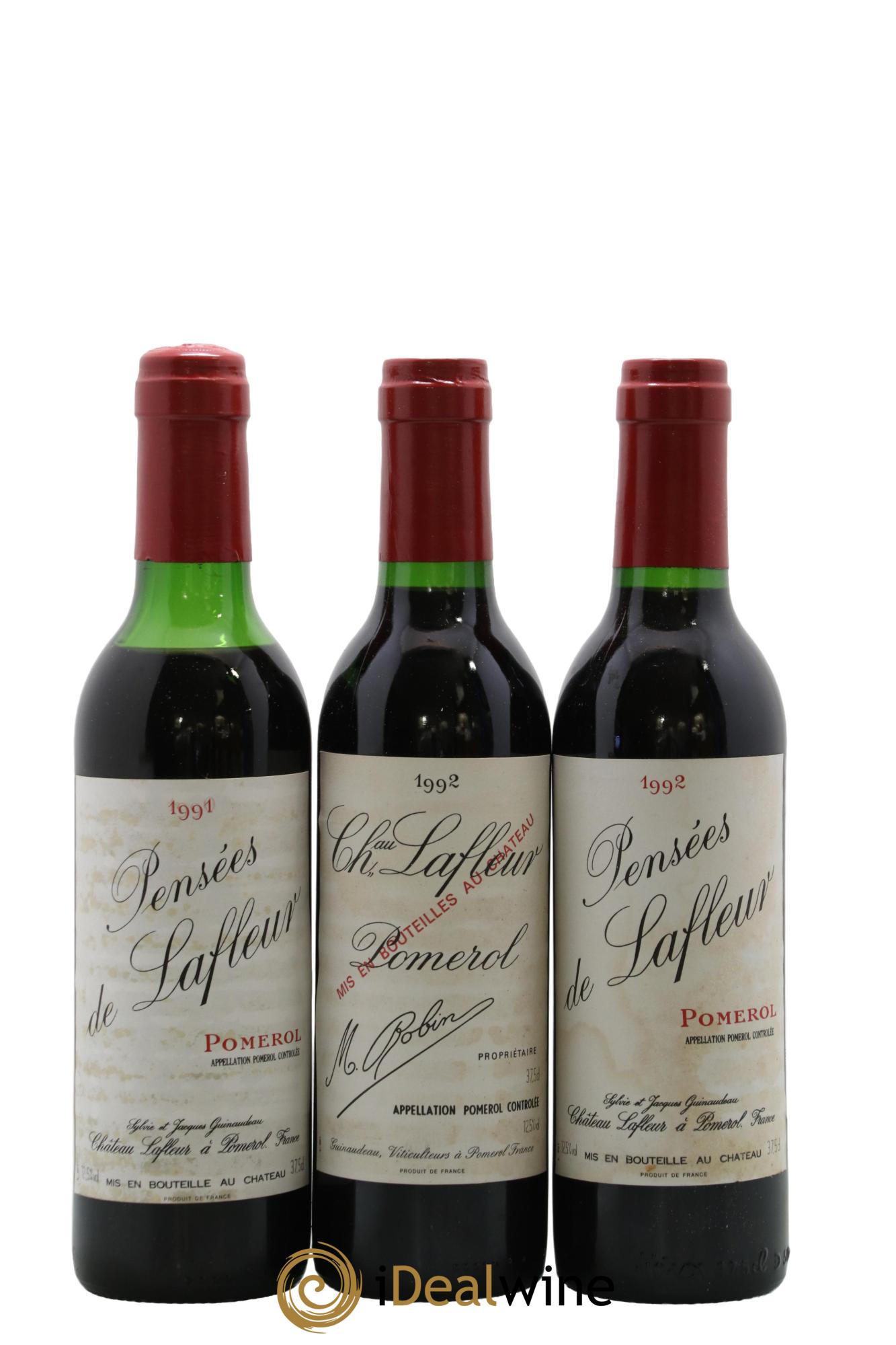 Pomerol Caisse panachée Lafleur Pensées de Lafleur - Lot of 12 half-bottles - 4