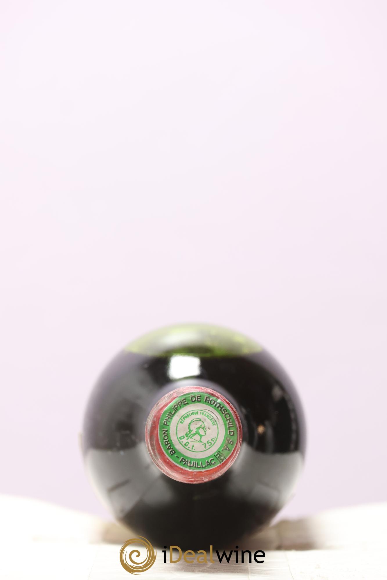 Château Mouton Rothschild 1er Grand Cru Classé 1975 - Lot de 1 bouteille - 1