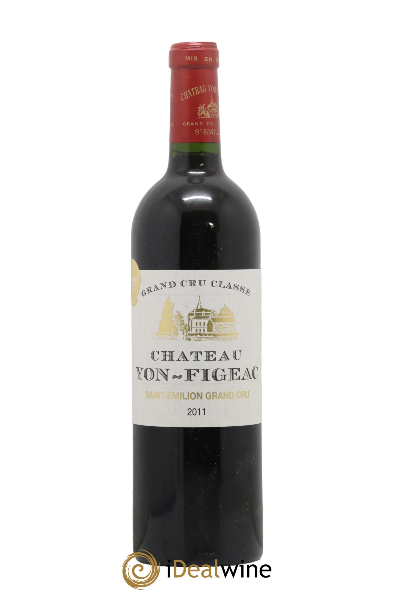 Château Yon Figeac Grand Cru Classé 2011 - Lot de 1 bouteille - 0