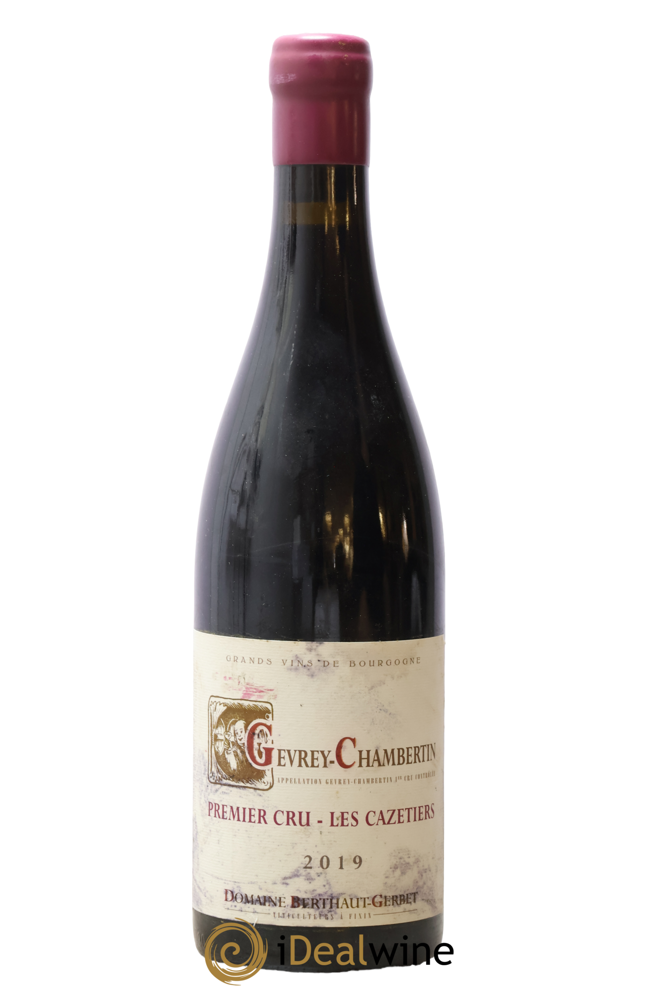 Gevrey-Chambertin 1er Cru Les Cazetiers Berthaut Gerbet (Domaine) 2019 - Lotto di 1 bottiglia - 0