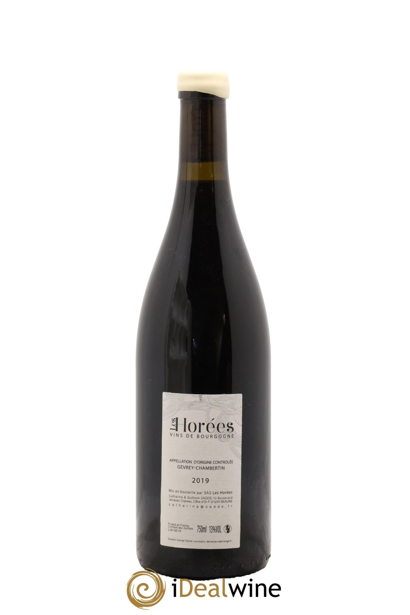Gevrey-Chambertin En Reniard Les Horées 2019 - Lot de 1 bouteille - 1