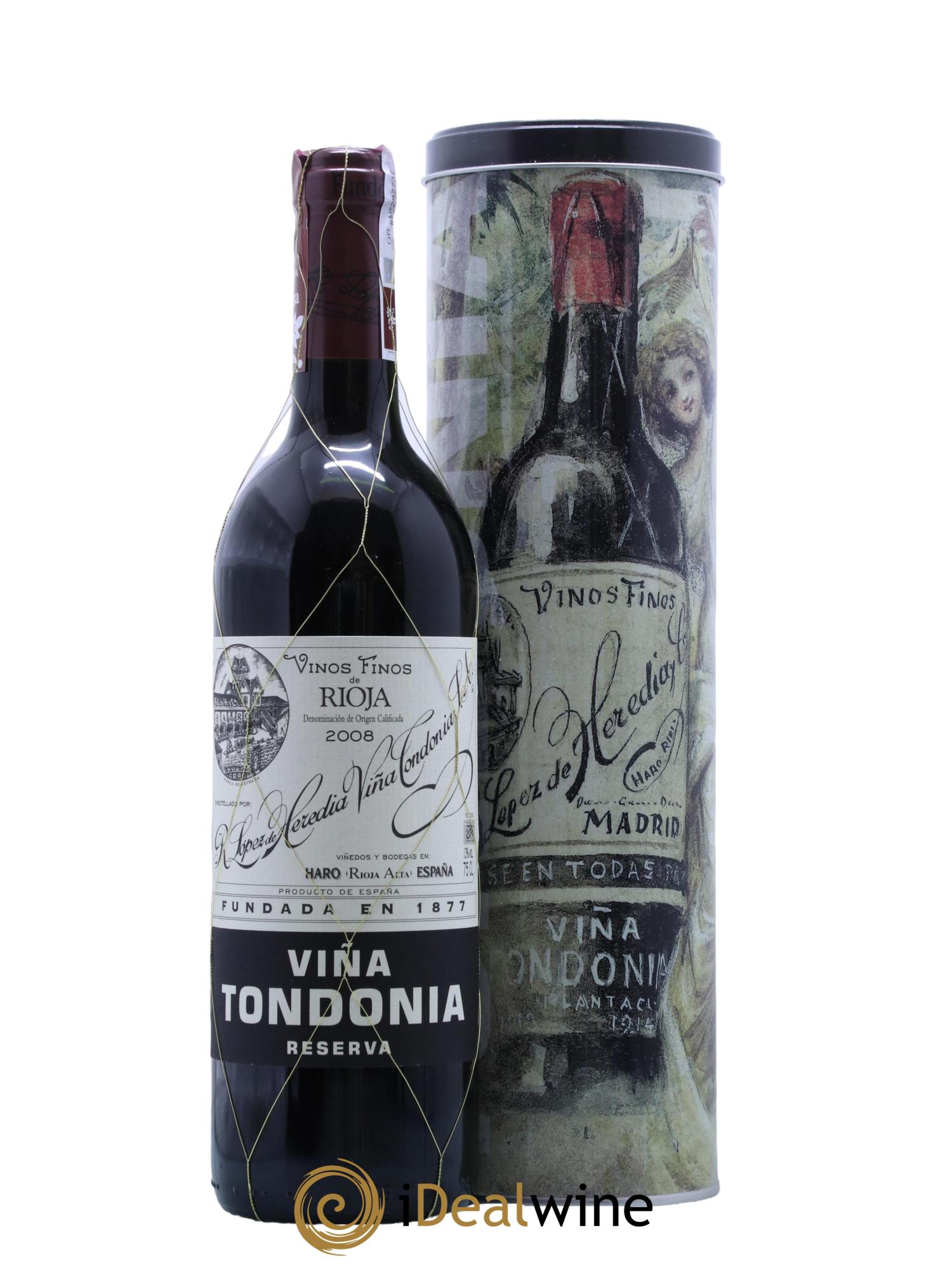 Rioja DOCA Reserva Vina Tondonia R. Lopez de Heredia 2008 - Lotto di 1 bottiglia - 1