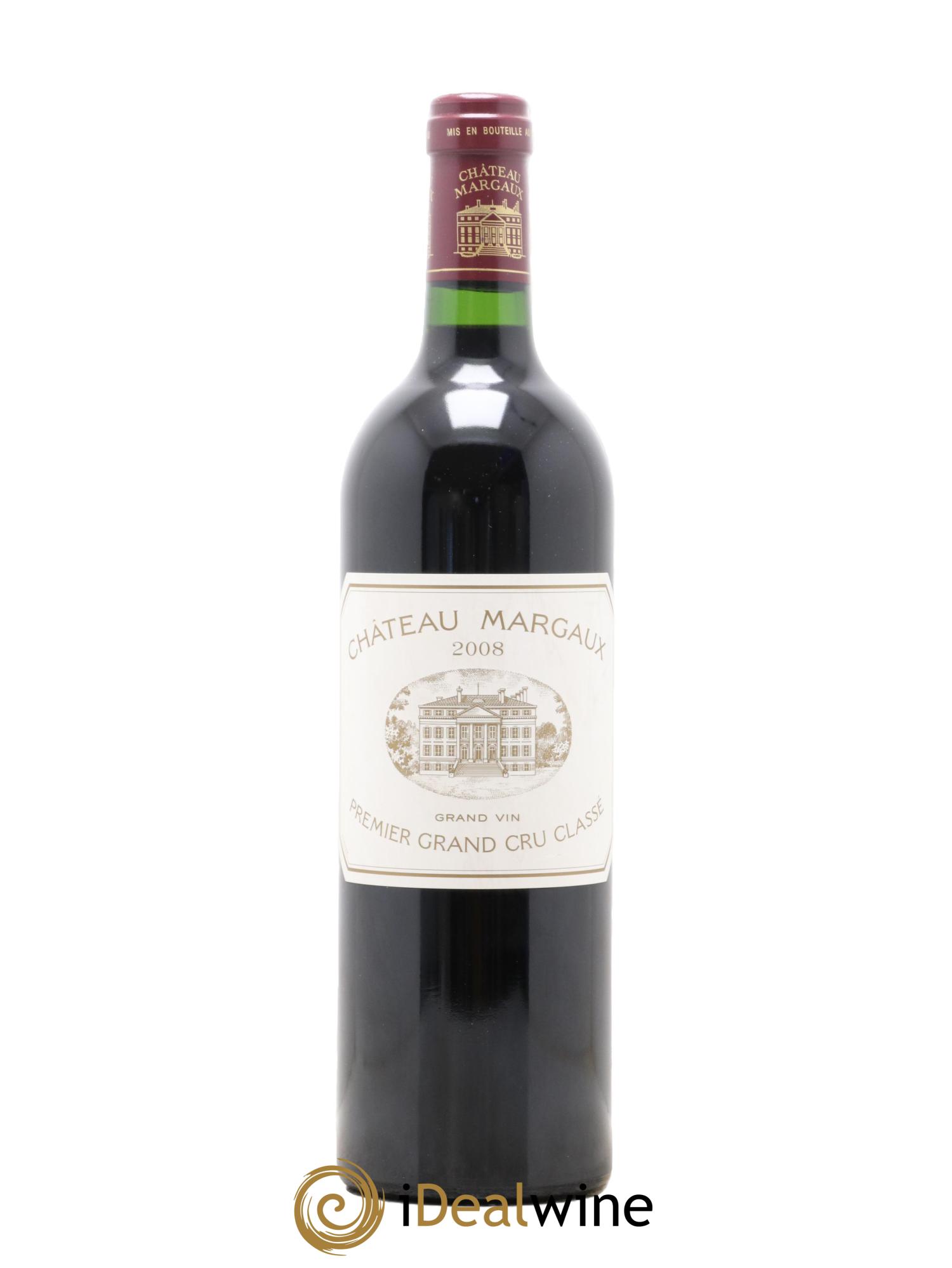 Château Margaux 1er Grand Cru Classé 2008 - Lot de 1 bouteille - 0