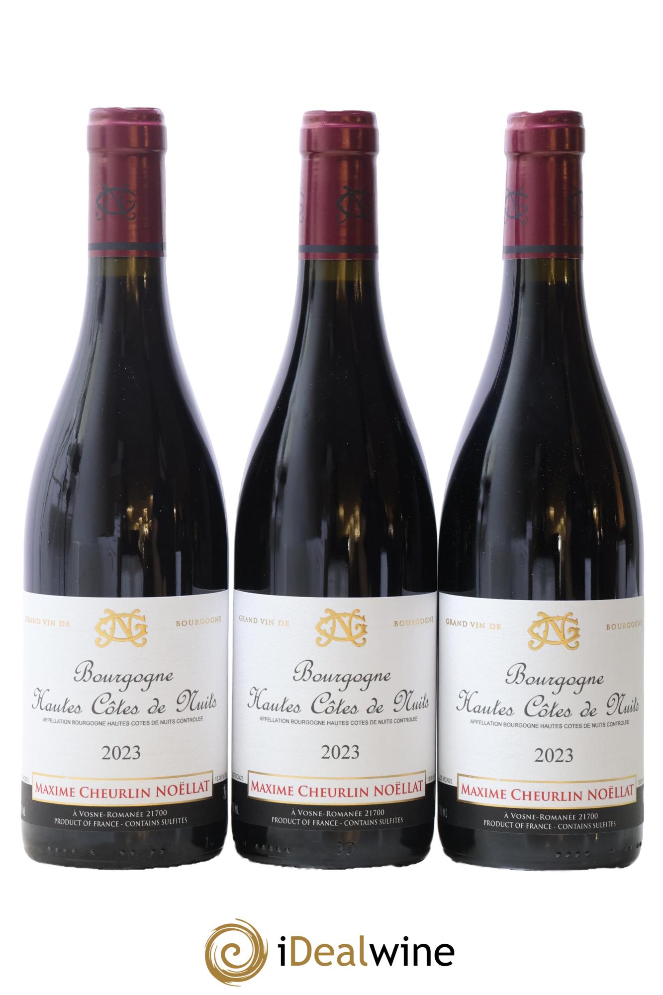 Hautes-Côtes de Nuits Maxime Cheurlin Noëllat 2023 - Lot de 3 bouteilles - 0