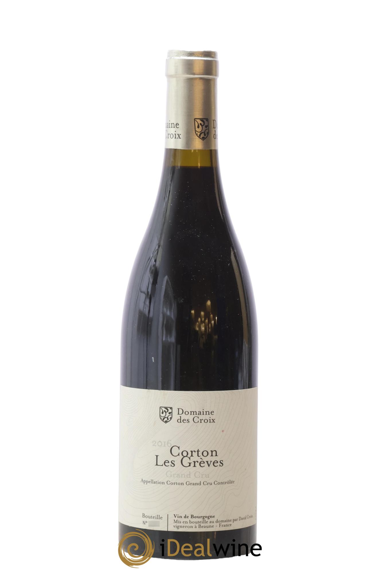 Corton Grand Cru Les Grèves Croix (Domaine des) 2016 - Posten von 1 Flasche - 0