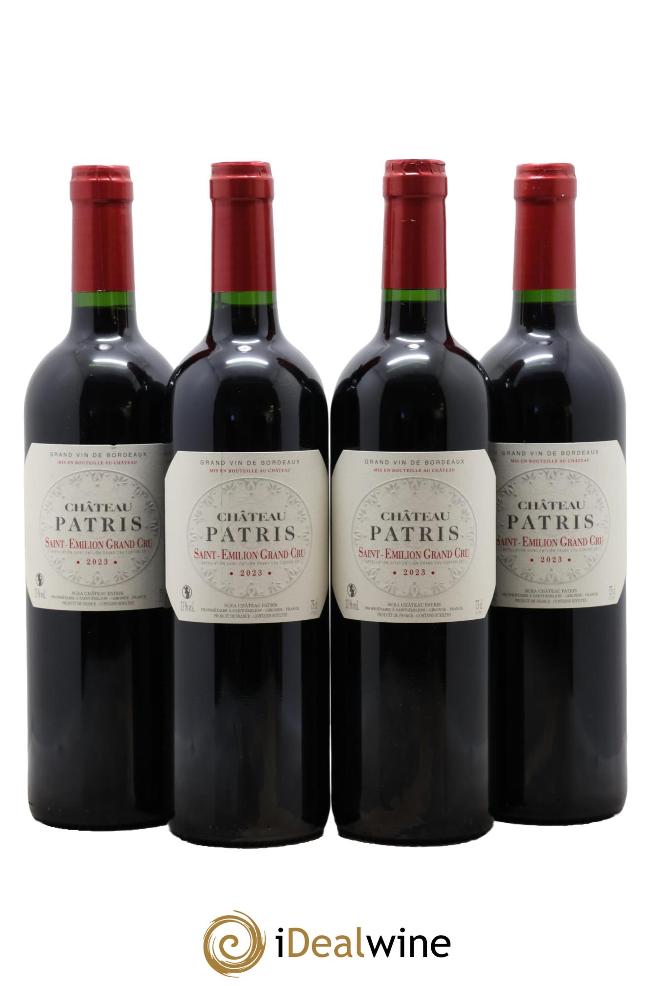 Château Patris 2023 - Lot de 4 bouteilles - 0