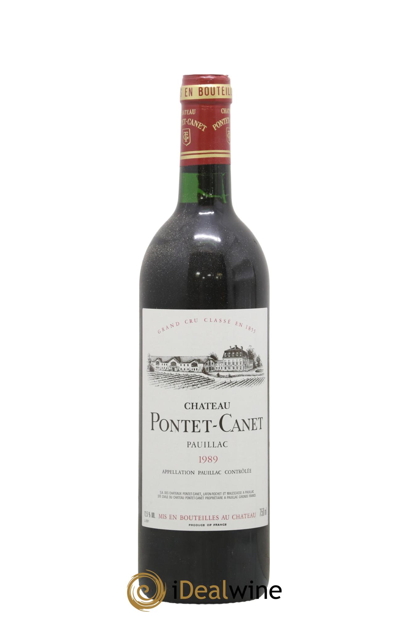 Château Pontet Canet 5ème Grand Cru Classé 1989 - Lot of 1 bottle - 0