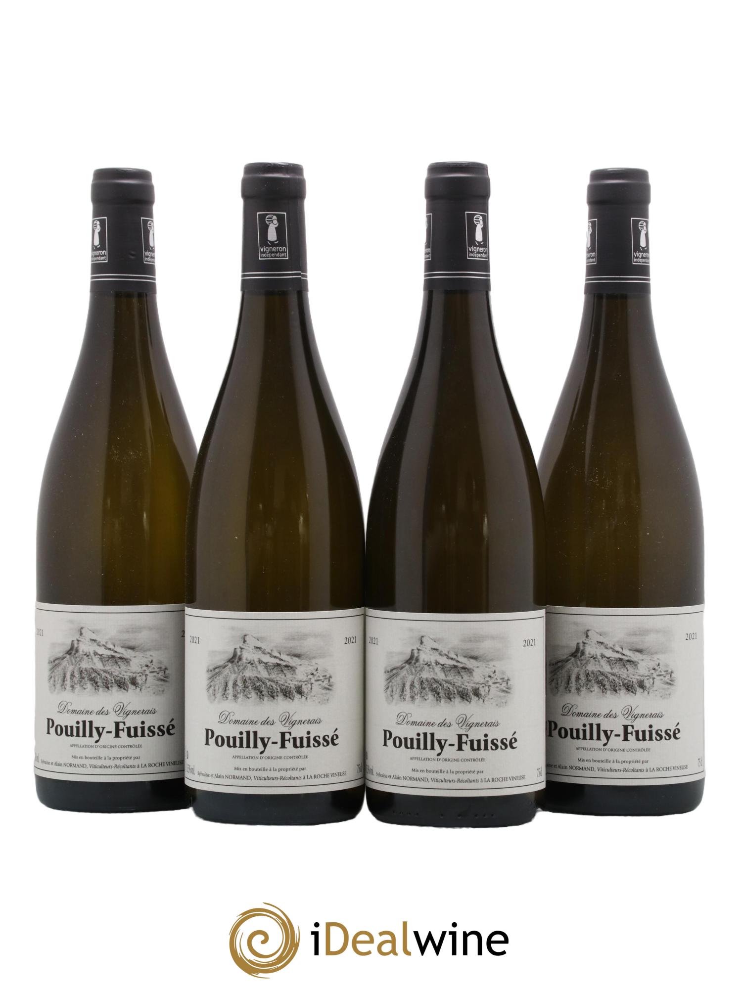 Pouilly-Fuissé Domaine des Vignerais 2021 - Lot de 4 bouteilles - 0