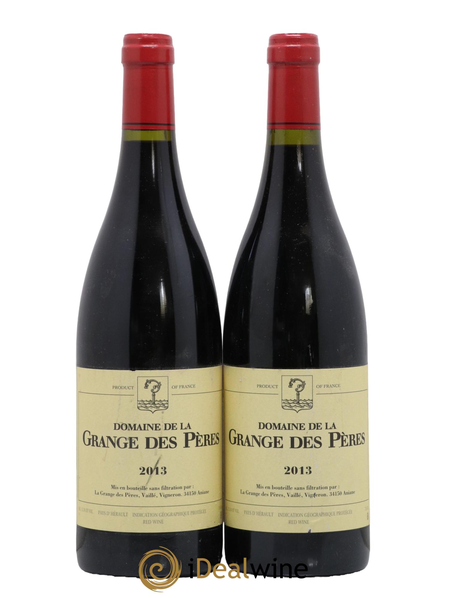Pays d'Hérault Grange des Pères Laurent Vaillé 2013 - Lot de 2 bouteilles - 0